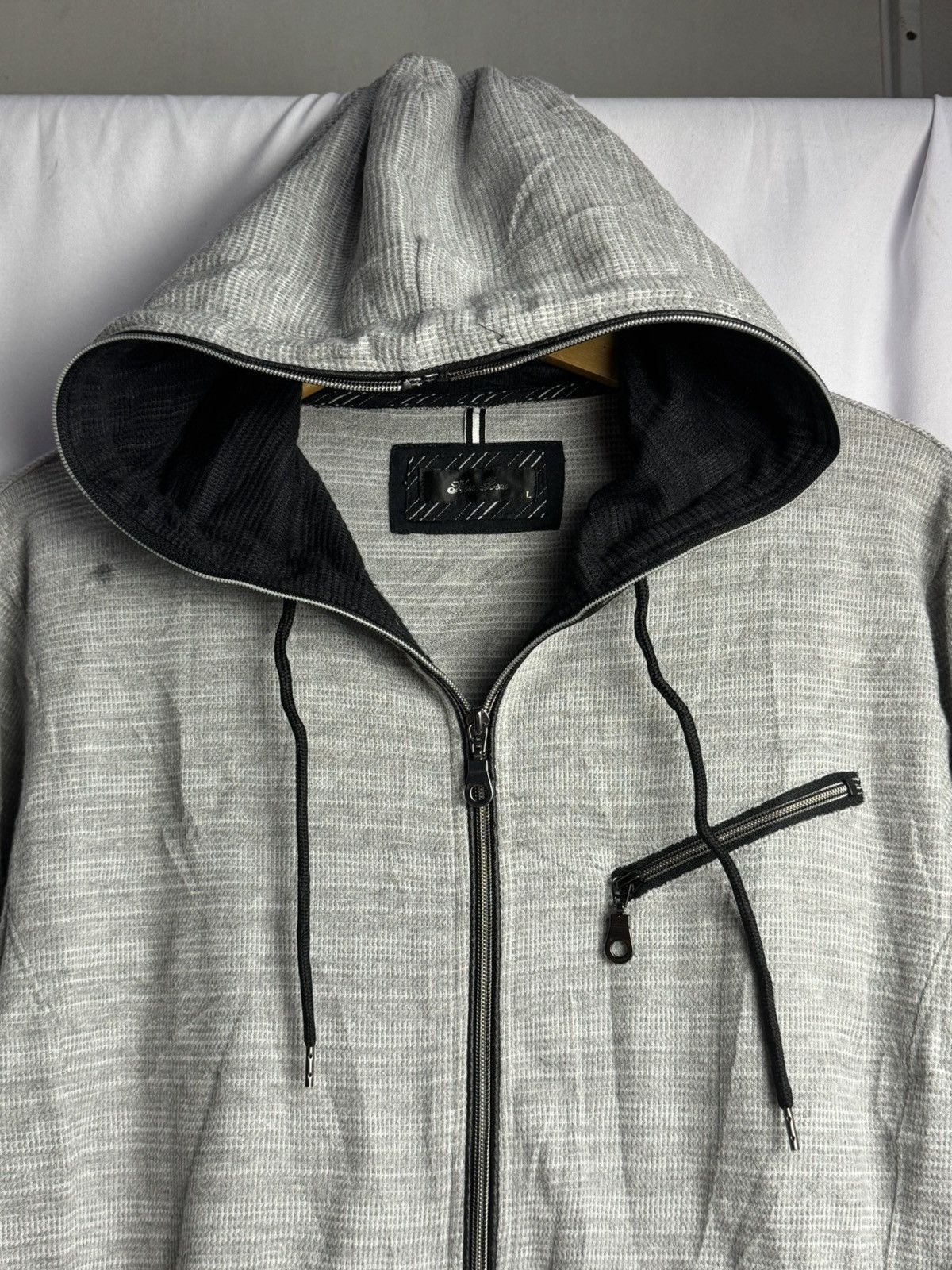 If Six Was Nine × Japanese Brand × Le Grande Bleu (L.G.B.) Japanese Full Zipper Hoodie Nota Bene Ifsix Lgb Style Size US M / EU 48-50 / 2 - 5 Thumbnail
