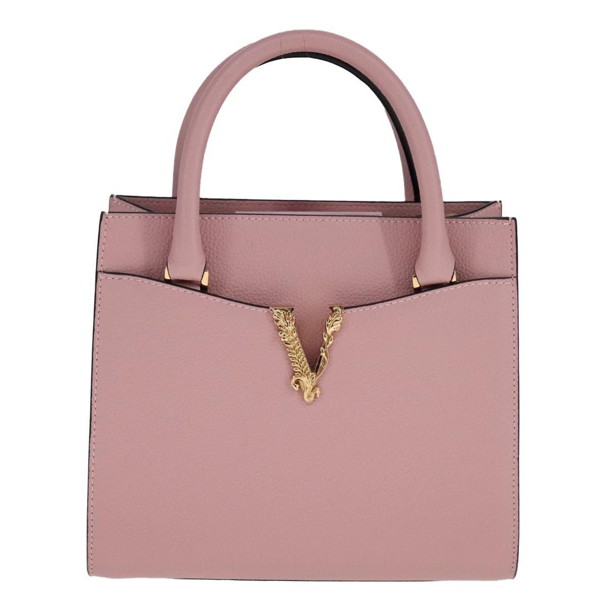 Versace Versace Virtus Front Pocket Tote Leather Size ONE SIZE - 1 Thumbnail