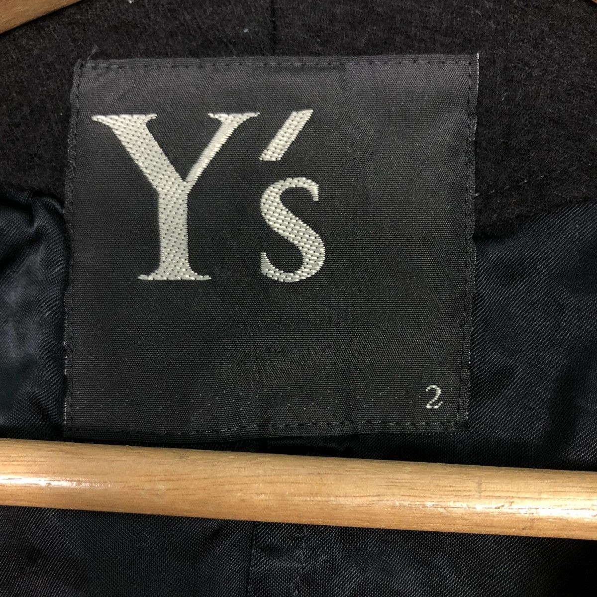 Yohji Yamamoto 🔥RICH BLACK CROPPED WOOL JACKET WORKER Y’S YOHJI YAMAMOTO Size M / US 6-8 / IT 42-44 - 21 Thumbnail