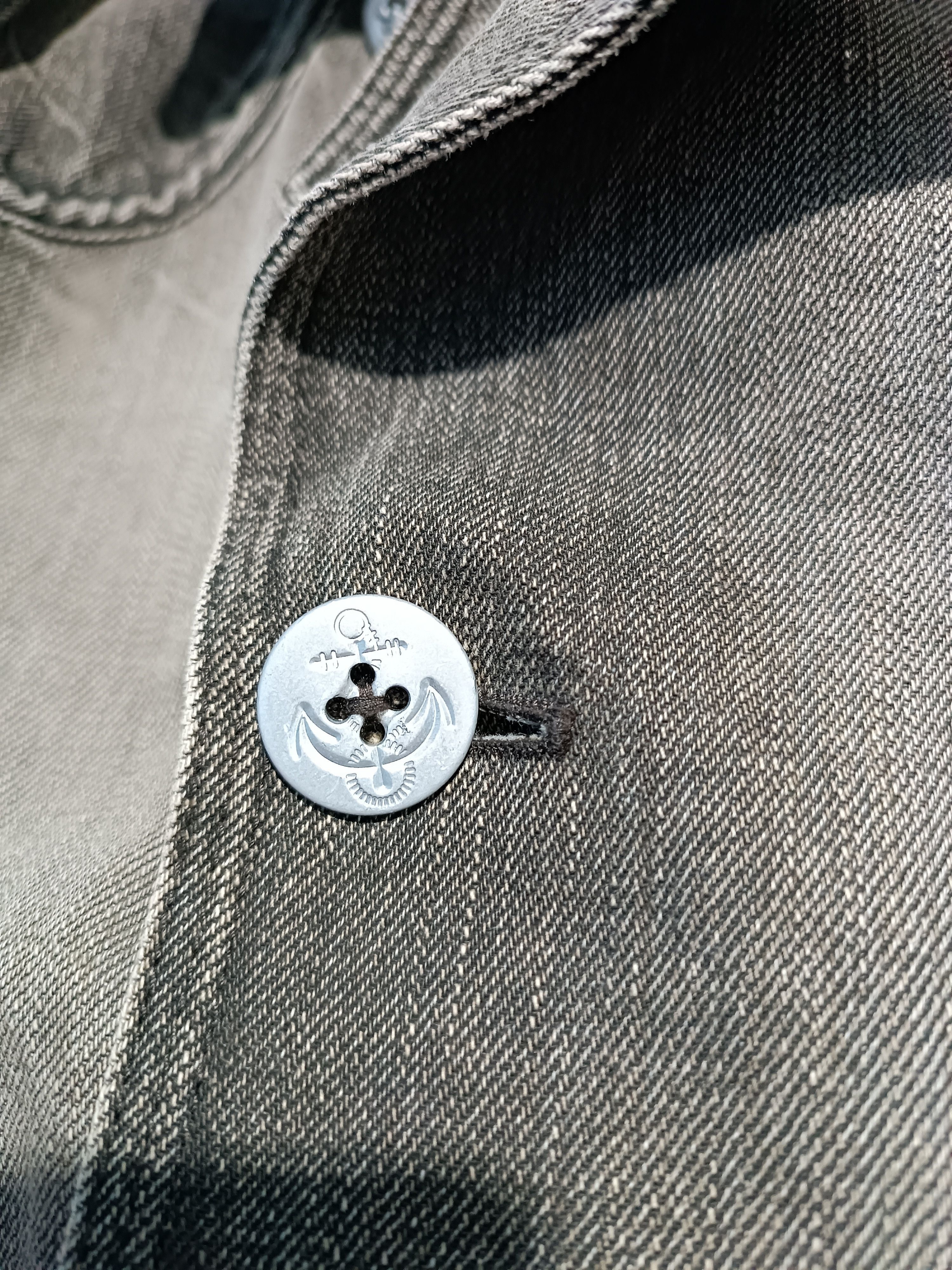 Japanese Brand Vintage Denim Wash Peacoat Size US M / EU 48-50 / 2 - 9 Thumbnail
