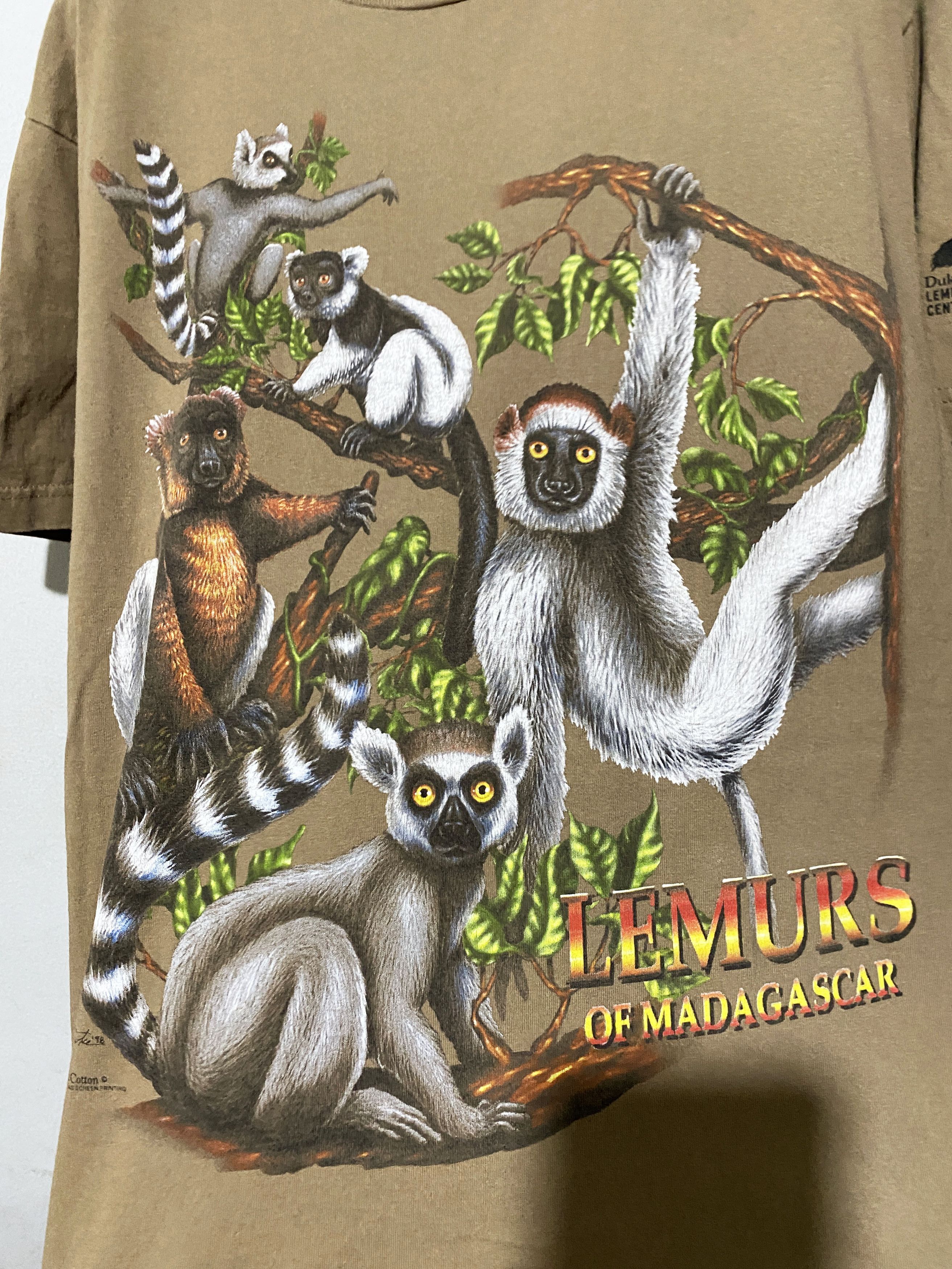 Vintage Vintage 90s Lemurs Shirt Size US M / EU 48-50 / 2 - 2 Thumbnail