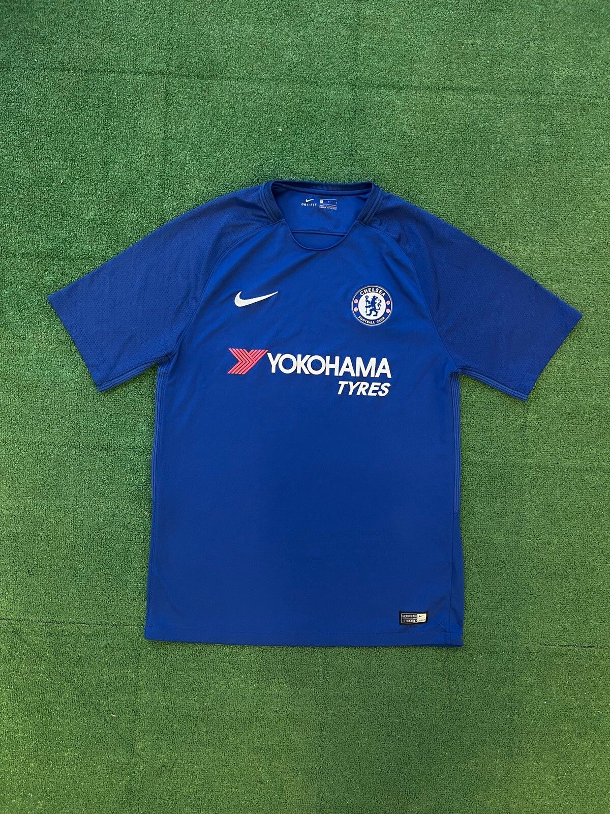 Pre-owned Jersey X Nike Chelsea 2017 2018 Home Football Shirt Soccer Jersey In Blue
