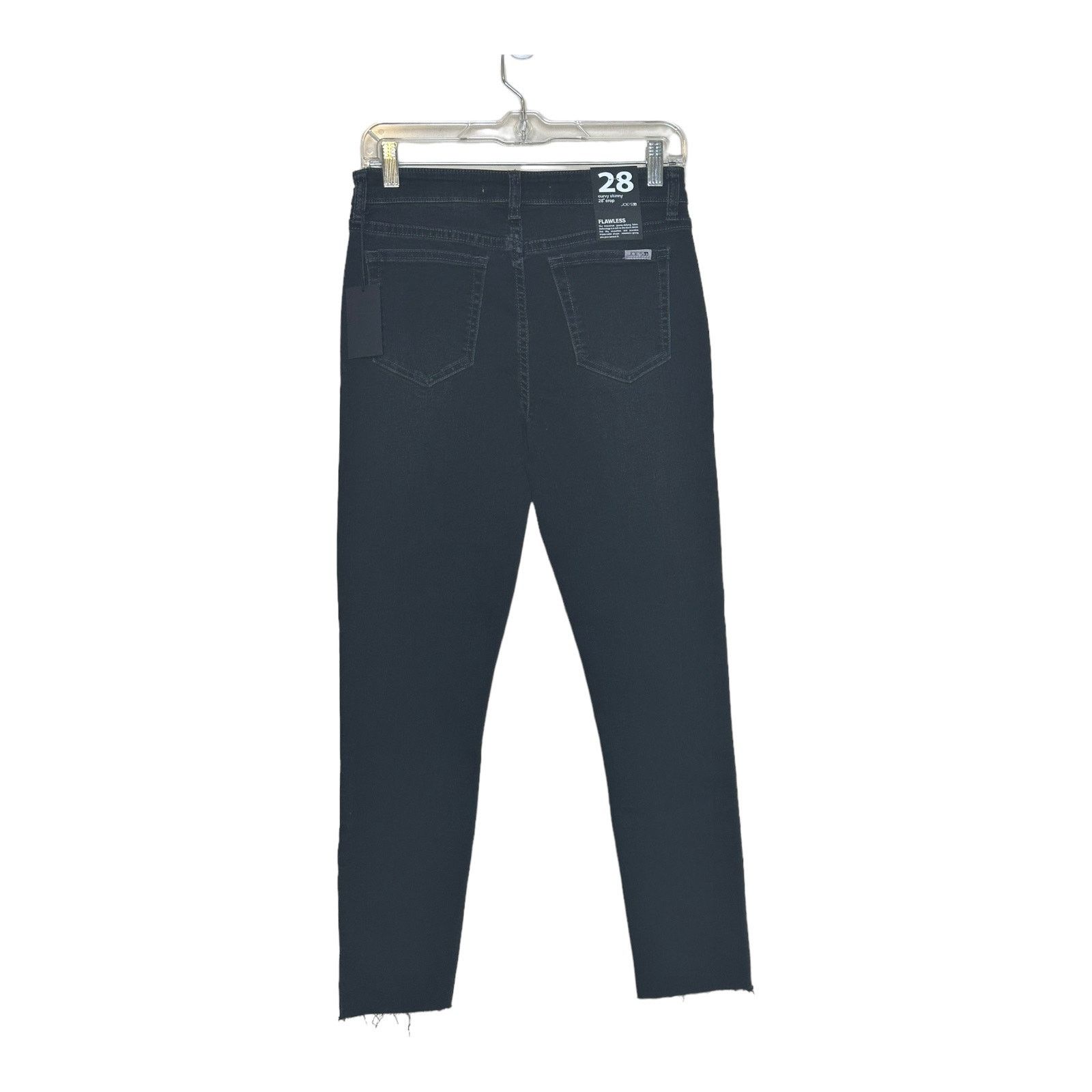 Joe's Joe's Flawless black curvy skinny crop jeans size 28 Size 28" / US 6 / IT 42 - 2 Thumbnail