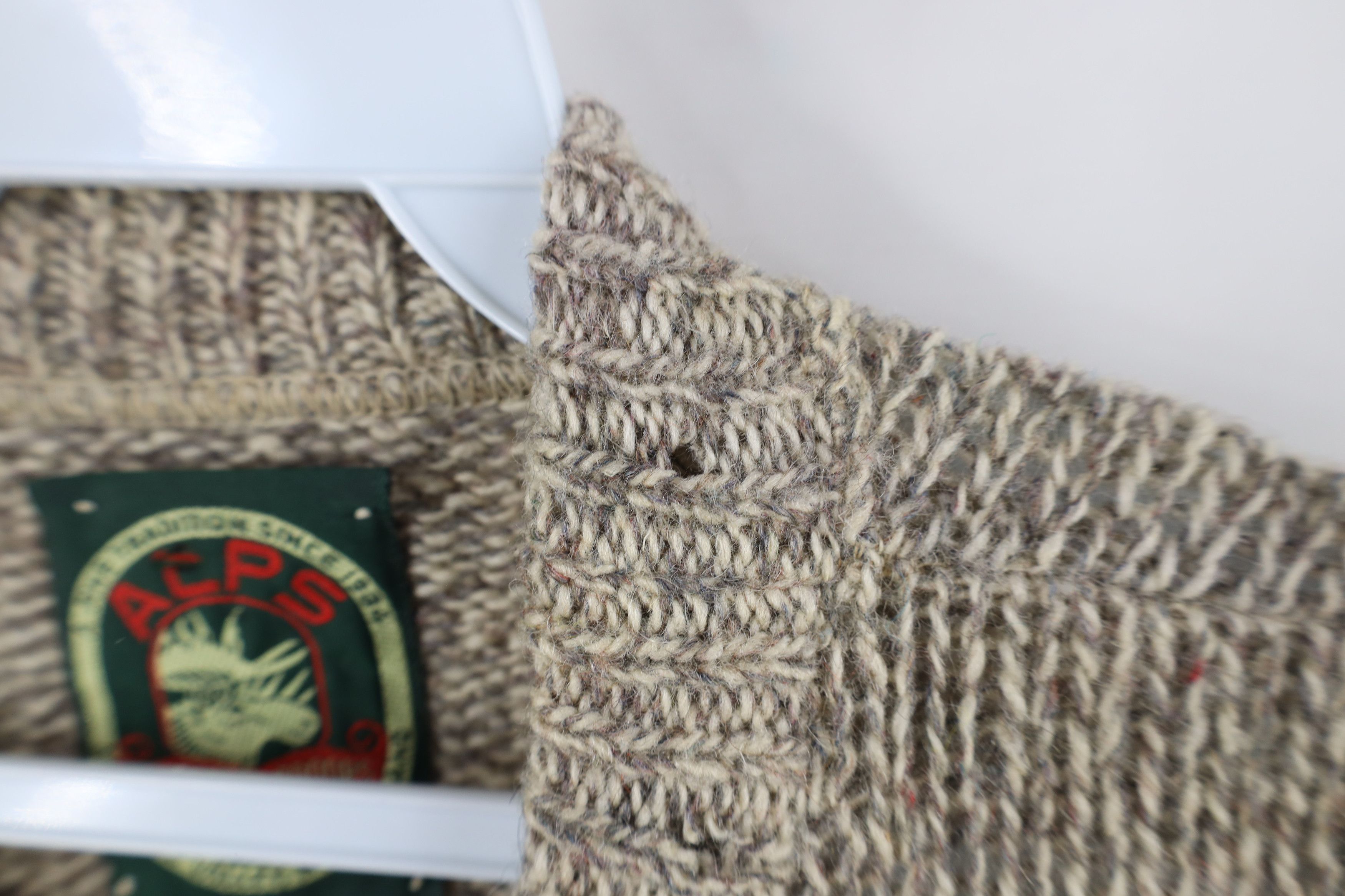Vintage Vintage 90s Streetwear Blend Knit Crewneck Sweater Brown USA Size US XL / EU 56 / 4 - 7 Thumbnail