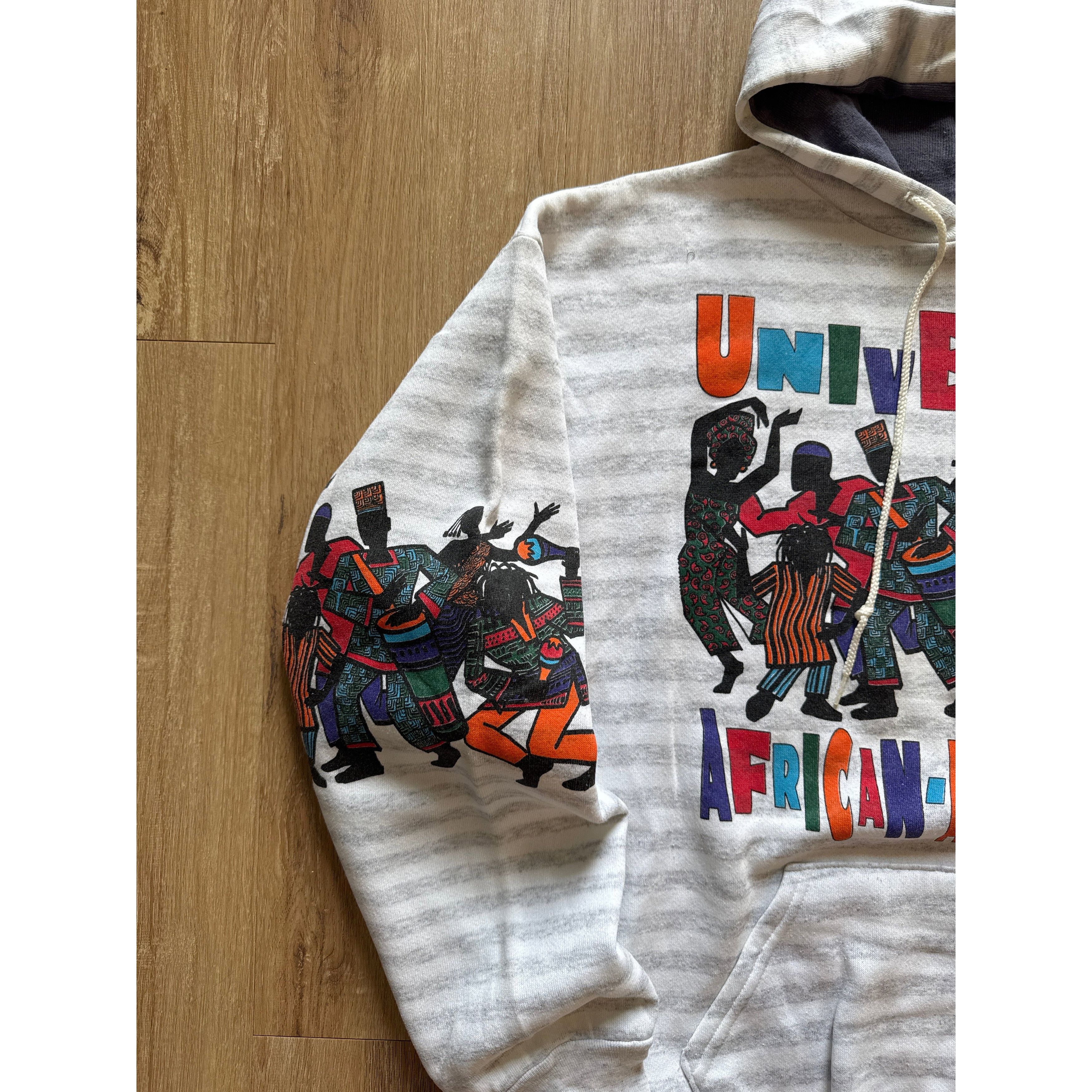 Vintage Vintage University Of African American HBCU Hoodie Size US XL / EU 56 / 4 - 4 Thumbnail