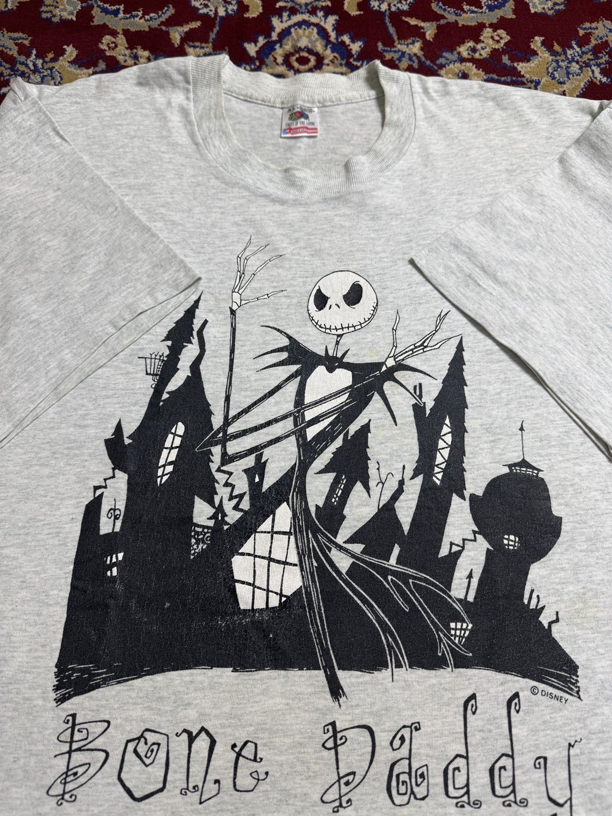 Anime 90s Tim Burton’s The Nightmare before Christmas movie tee Size US XL / EU 56 / 4 - 1 Thumbnail