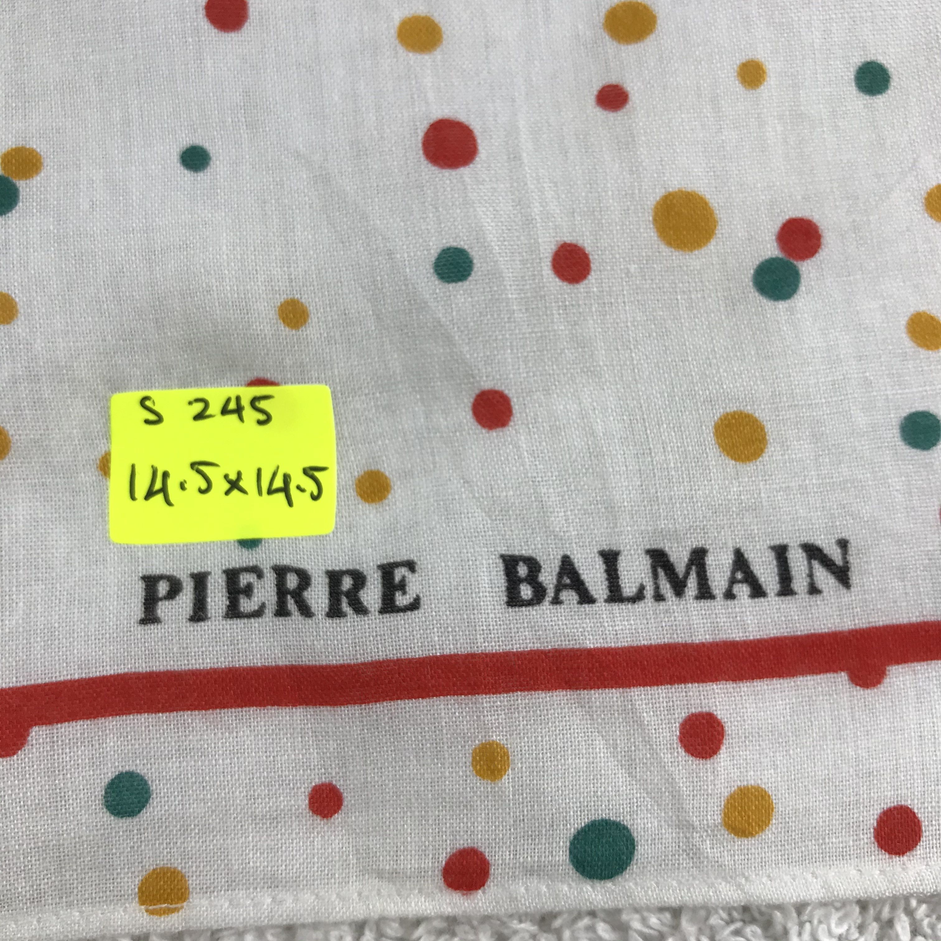 Pierre Balmain × Vintage Pierre Balmain Bandana / Handkerchief / Neckerchief - S245 Size ONE SIZE - 5 Thumbnail