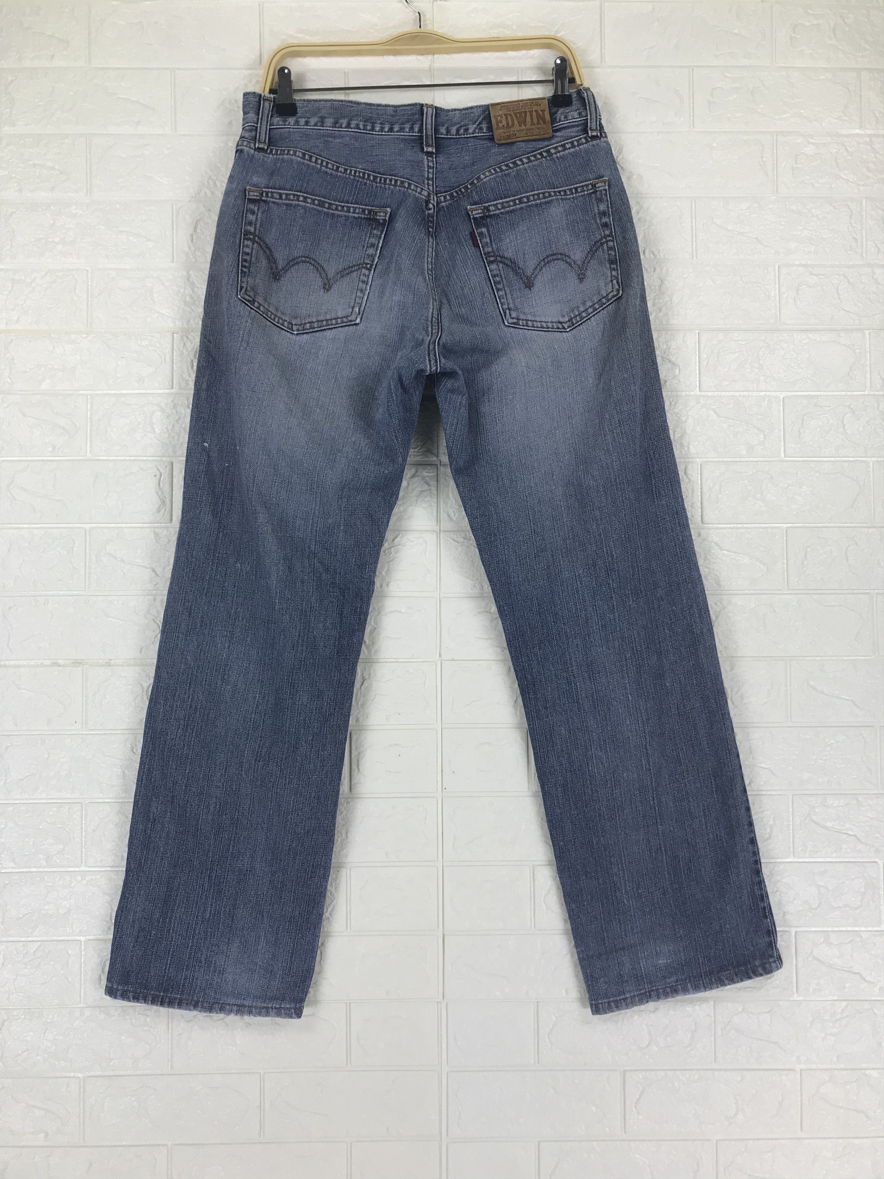 Edwin Vintage Edwin 503Z Regular Blue Washed Jeans Size US 31 - 5 Thumbnail