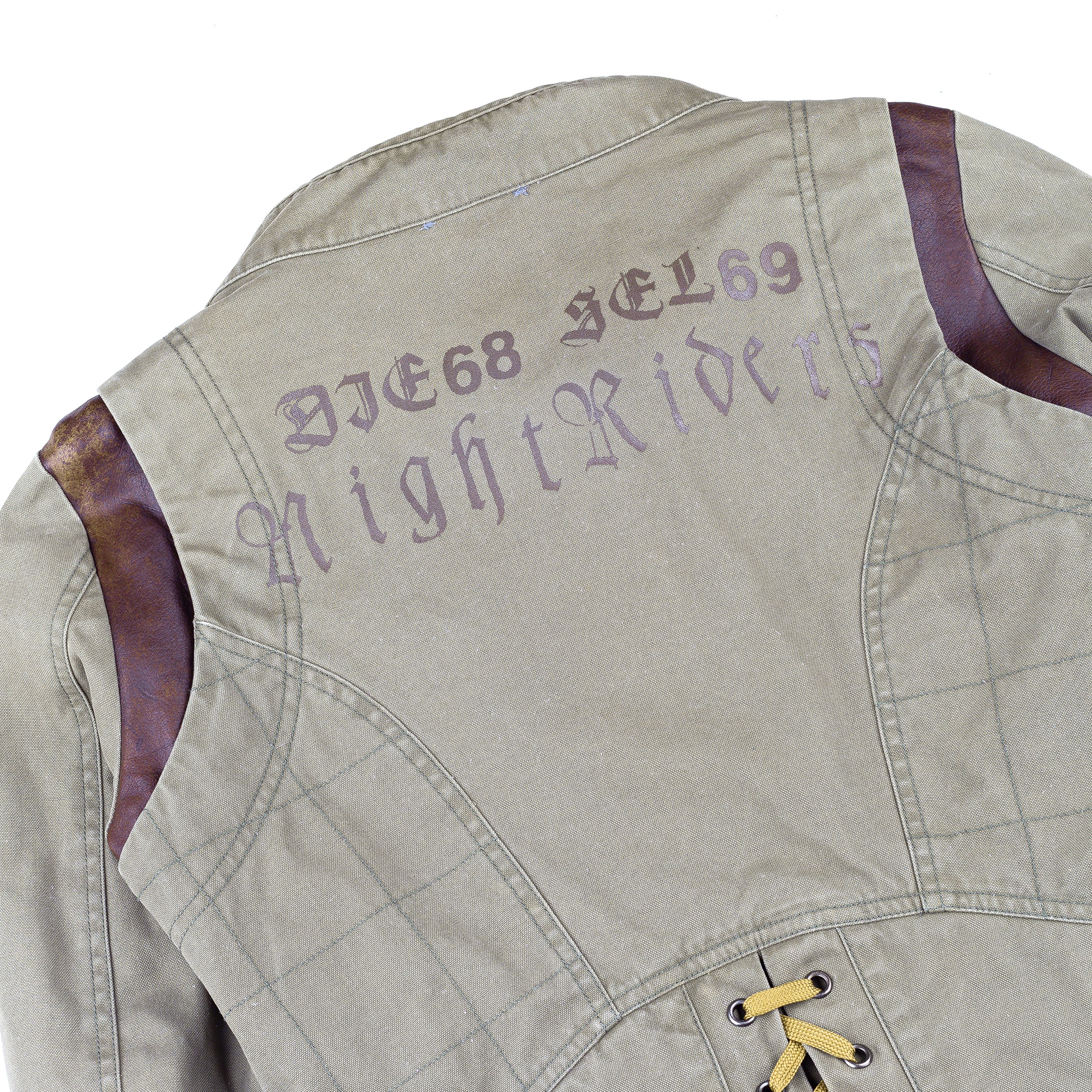 Diesel × Diesel Black Gold Diesel Night Riders Olive Brown Vintage Utility Jacket (L) Size L / US 10 / IT 46 - 3 Thumbnail