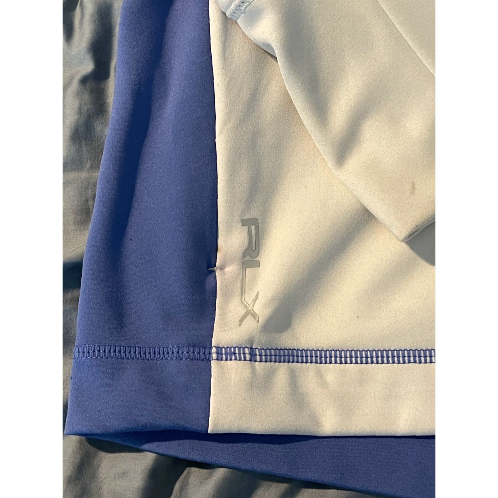 RLX Ralph Lauren RLX Ralph Lauren Womens XL Full Zip Geometric Pattern Jacket/Coat Blue XS? Wait no. Size XL / US 12-14 / IT 48-50 - 2 Thumbnail