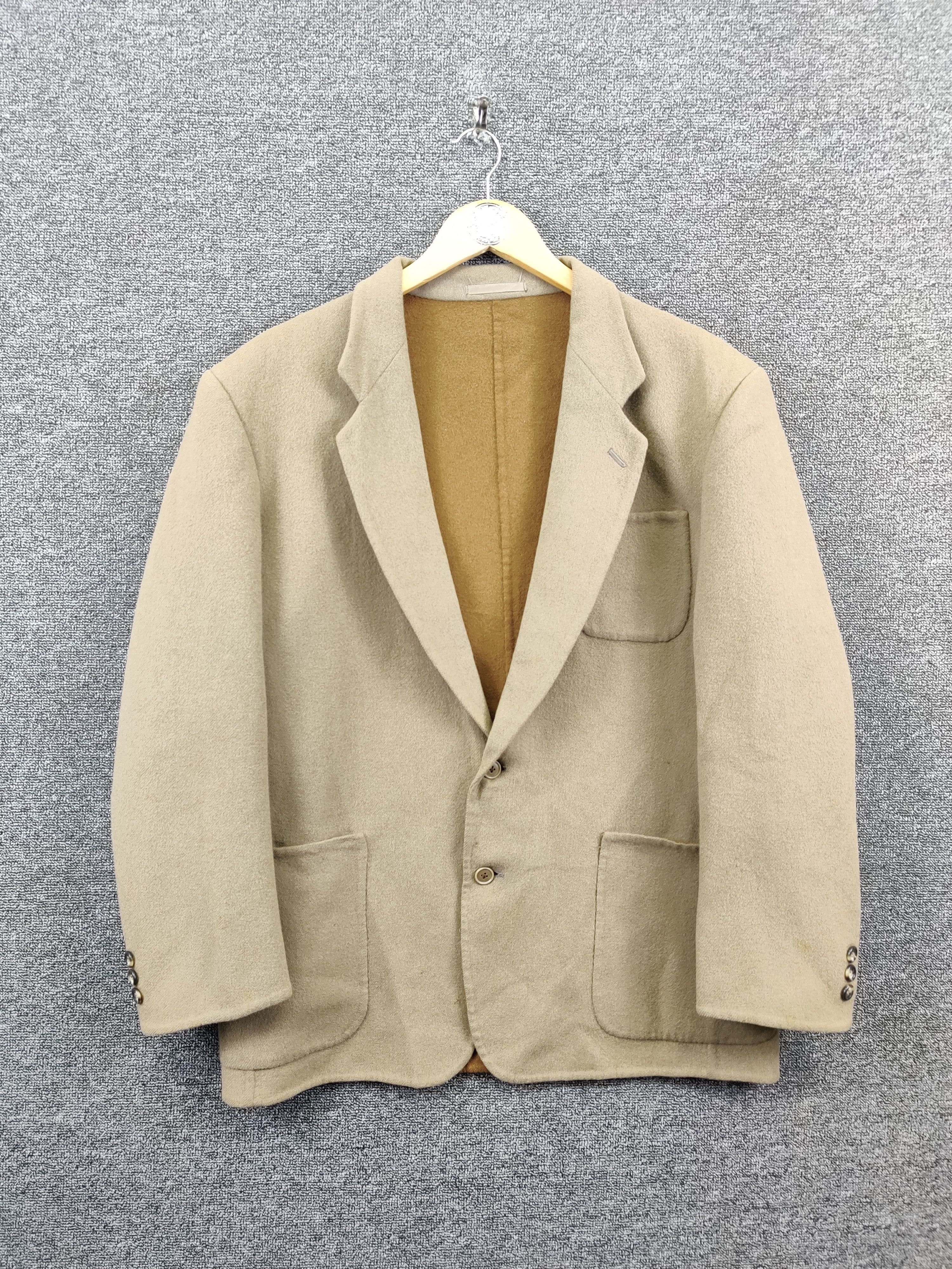 Yves Saint Laurent Vintage Yves Saint Laurent Wool Blazer Coat Size US L / EU 52-54 / 3 - 1 Thumbnail