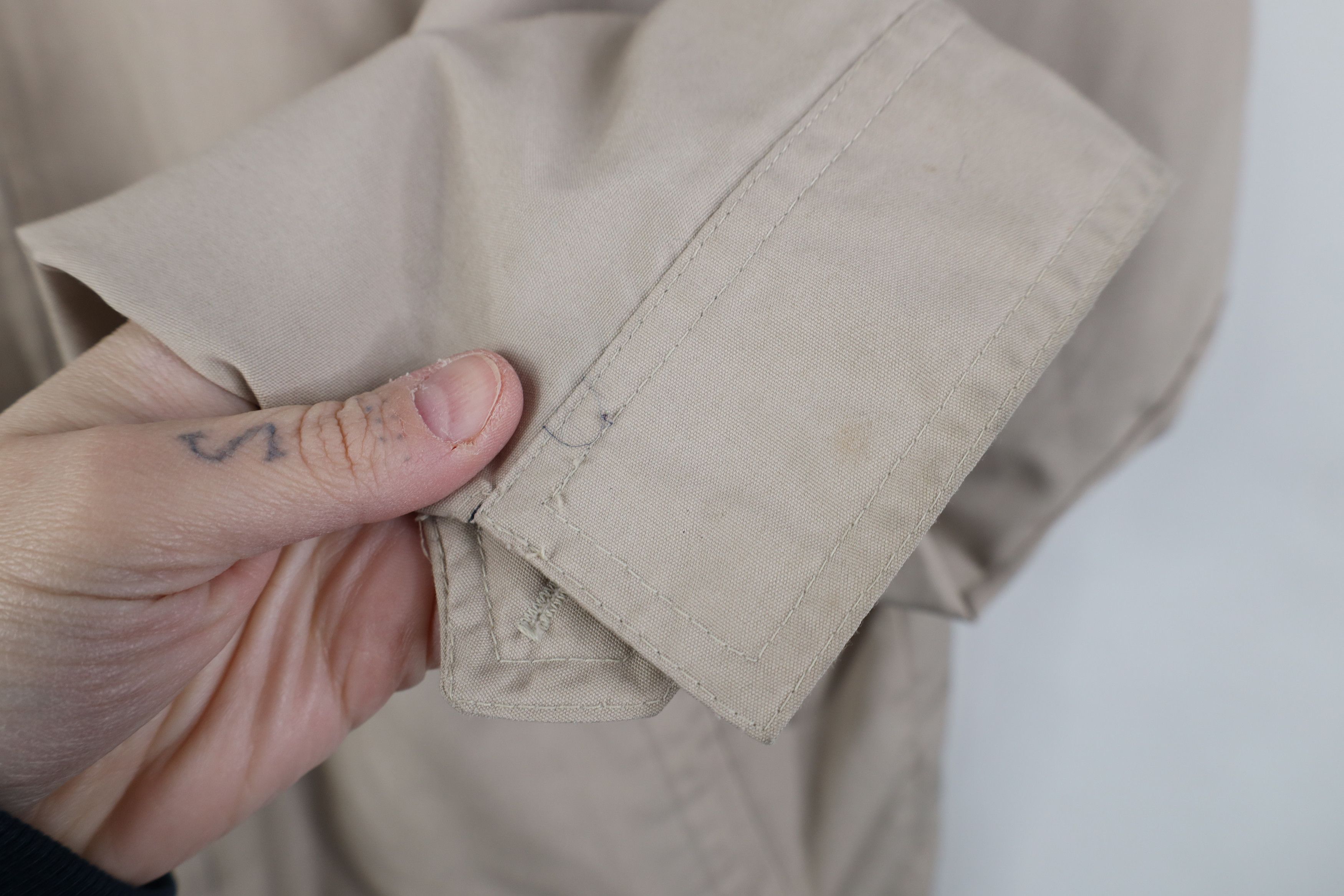 Vintage Vintage 70s Streetwear Full Zip Racer Bomber Jacket Beige Size US XXL / EU 58 / 5 - 7 Thumbnail