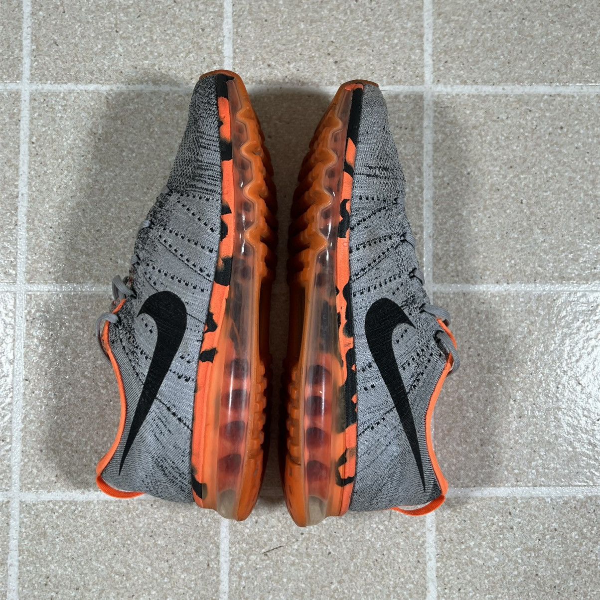 Nike NIKE Air Max PREMIUM 2015 Mens Size 10 Wolf Gray/Orange Size US 10 / EU 43 - 7 Thumbnail