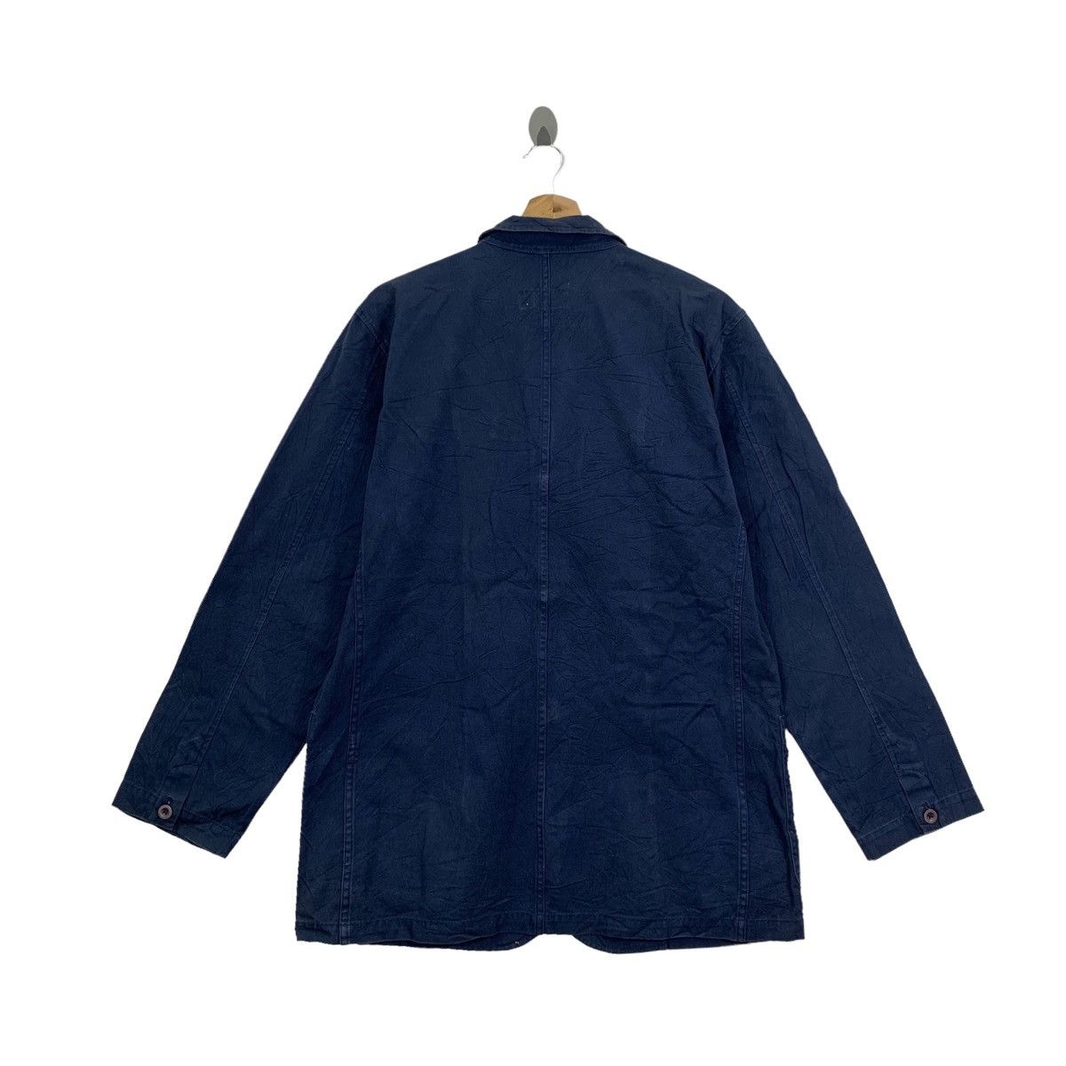 Indigo × Japanese Brand ONE MILF HALF Japanese Brand Indigo Denim Jeans Blazer Coat Size US L / EU 52-54 / 3 - 2 Thumbnail
