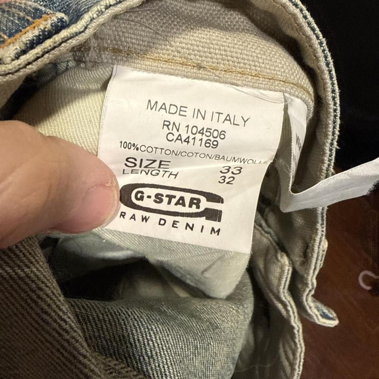 G-Star G-Star Raw Core Insane Faded Distressed Bootcut Flared Jeans Size US 32 / EU 48 - 3 Thumbnail