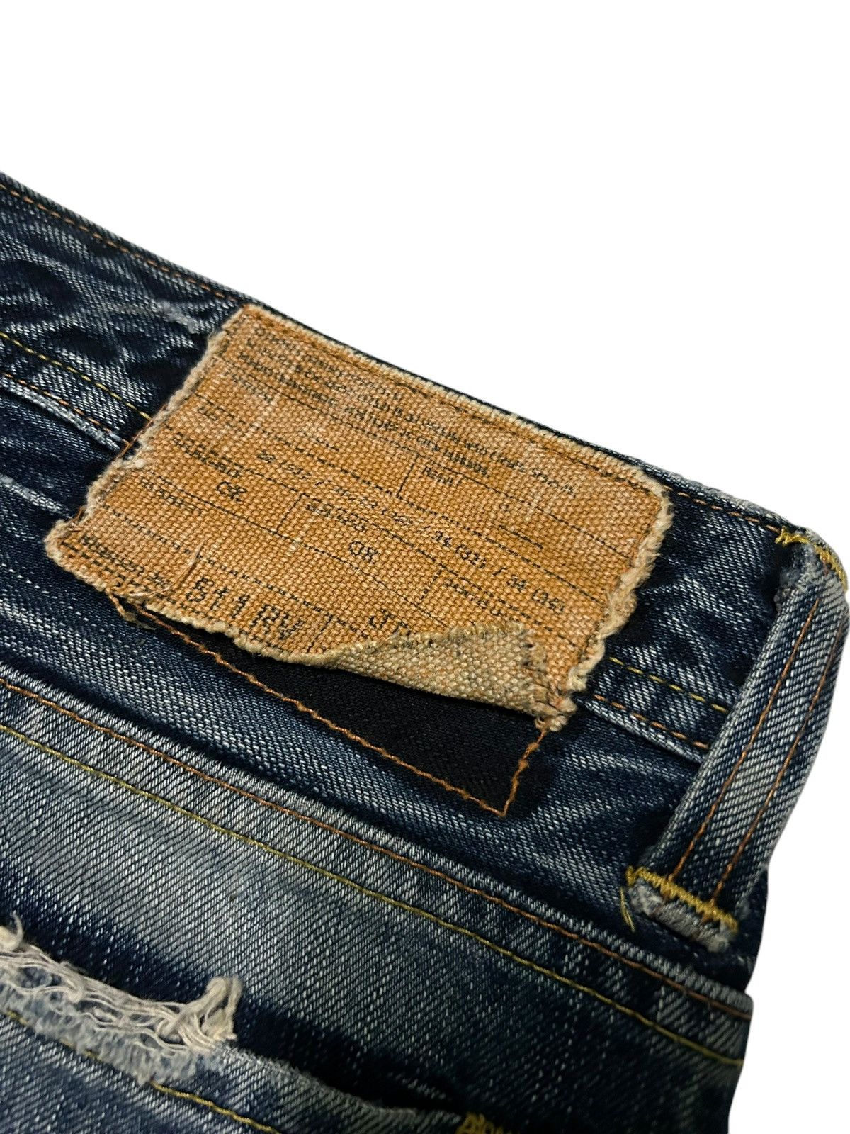 Japanese Brand × Kapital × Vintage Flare Edwin Vintage Distressed Mud Wash Japanese Denim☠️☠️🎌🎌 Size US 32 / EU 48 - 13 Thumbnail