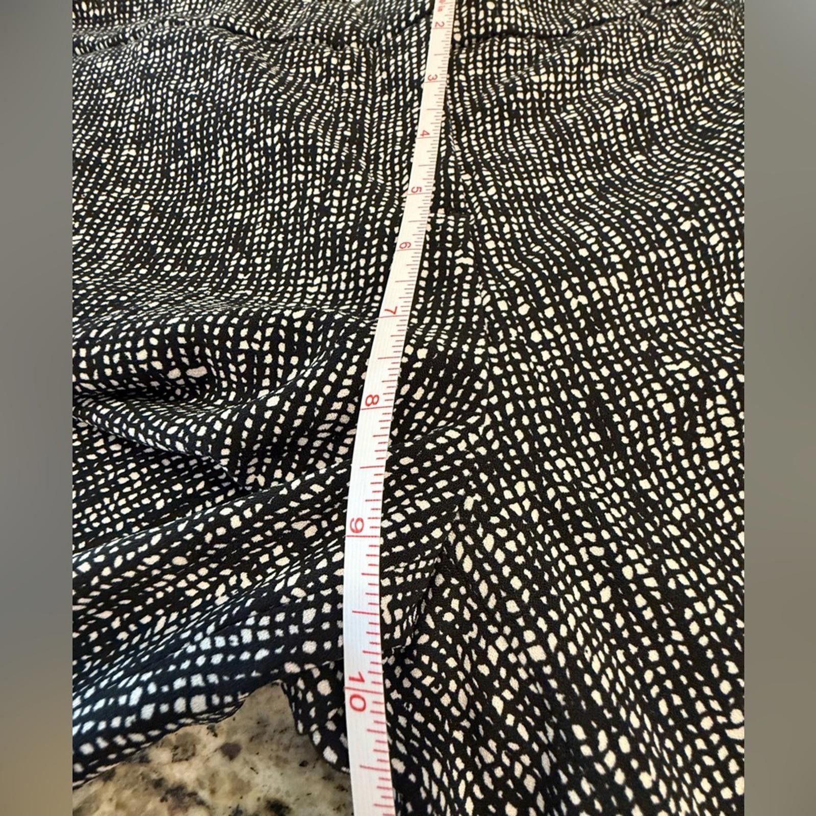Other Katherine Barclay Montreal black white patterned pants SZ 8 Size 30" / US 8 / IT 44 - 10 Thumbnail