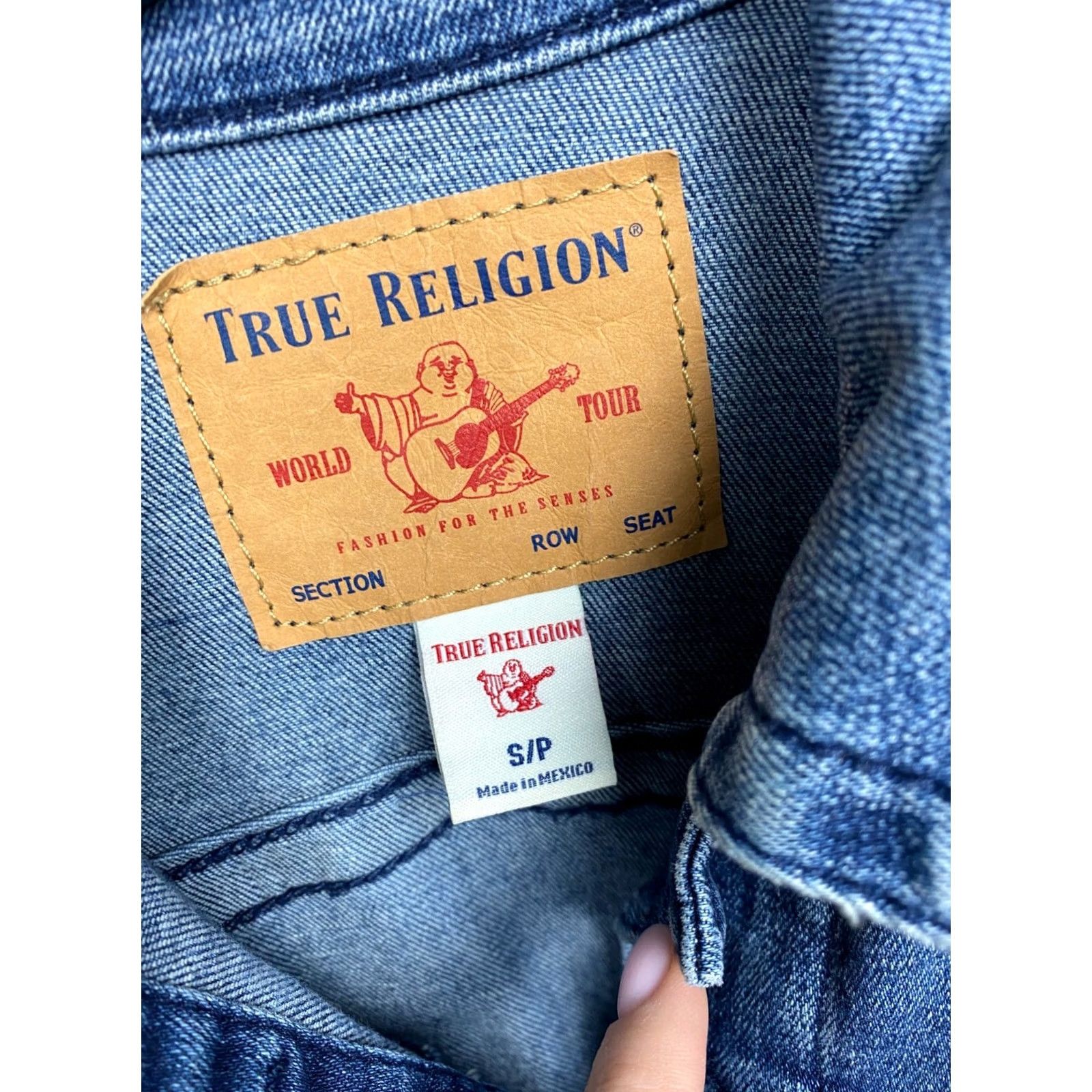 True Religion True Religion Denim Jacket Womens Size S Blue Vintage Jeans Jacket Style Denim Jacket Women Small Blue 90s Years Mens Womens Girls Size 28" / US 6 / IT 42 - 6 Thumbnail