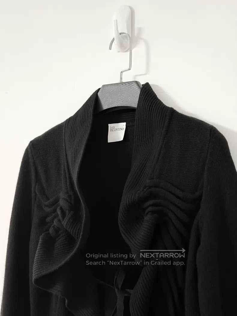Valentino Valentino Wool pleated knitted cardigan| Size M / US 6-8 / IT 42-44 - 1 Thumbnail