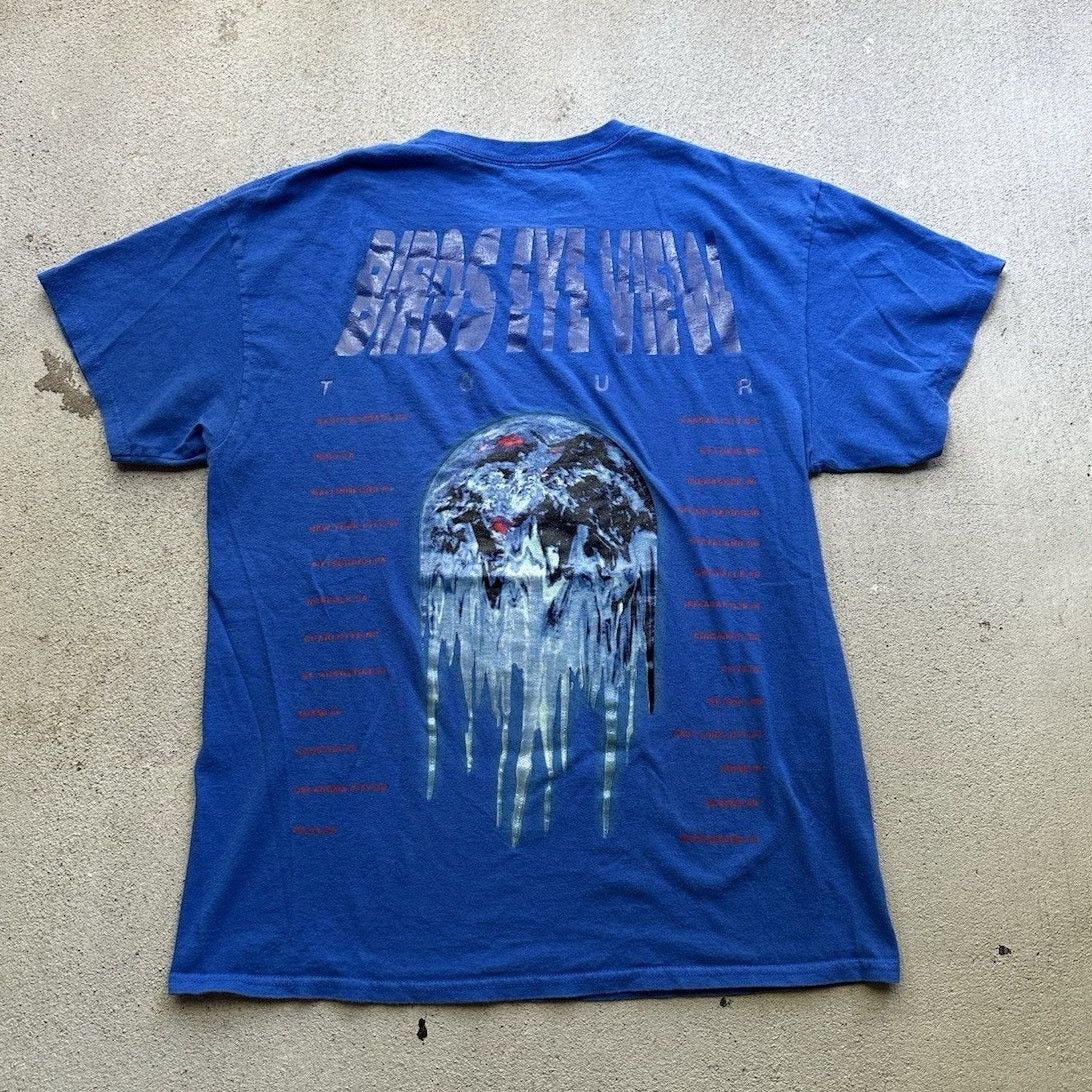 Rap Tees × Travis Scott Rare Travis Scott Birds Eye View 2017 Tour Tee Mens Large Size US L / EU 52-54 / 3 - 1 Thumbnail