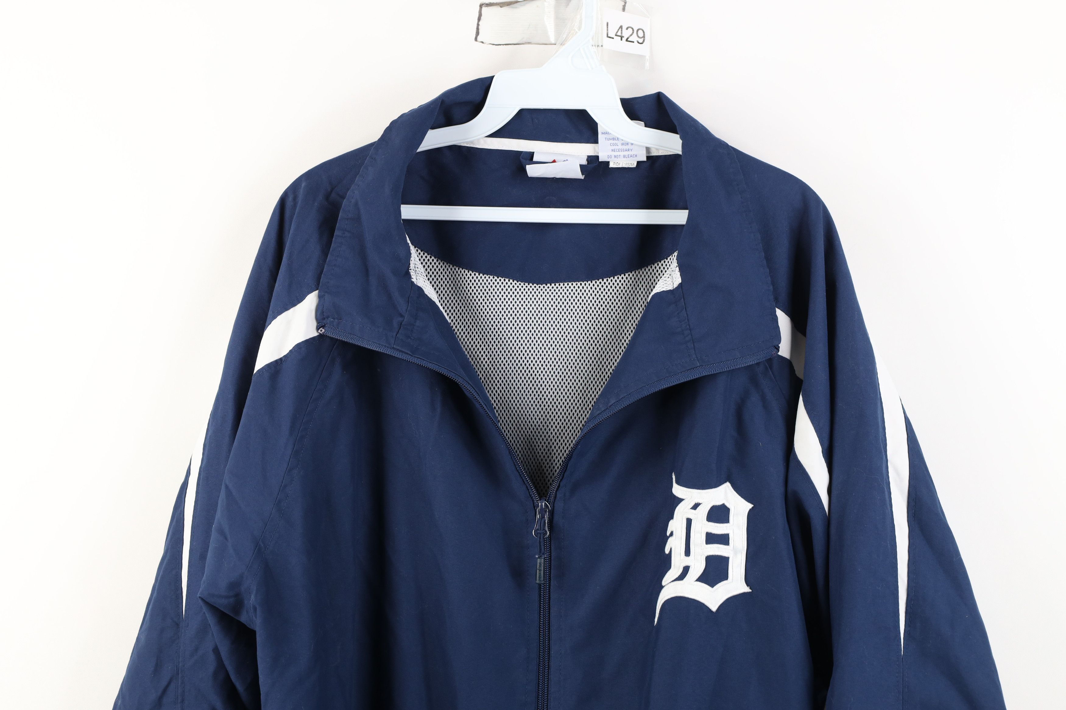 Majestic Vintage Majestic Detroit Tigers Baseball Windbreaker Jacket Size US L / EU 52-54 / 3 - 2 Thumbnail
