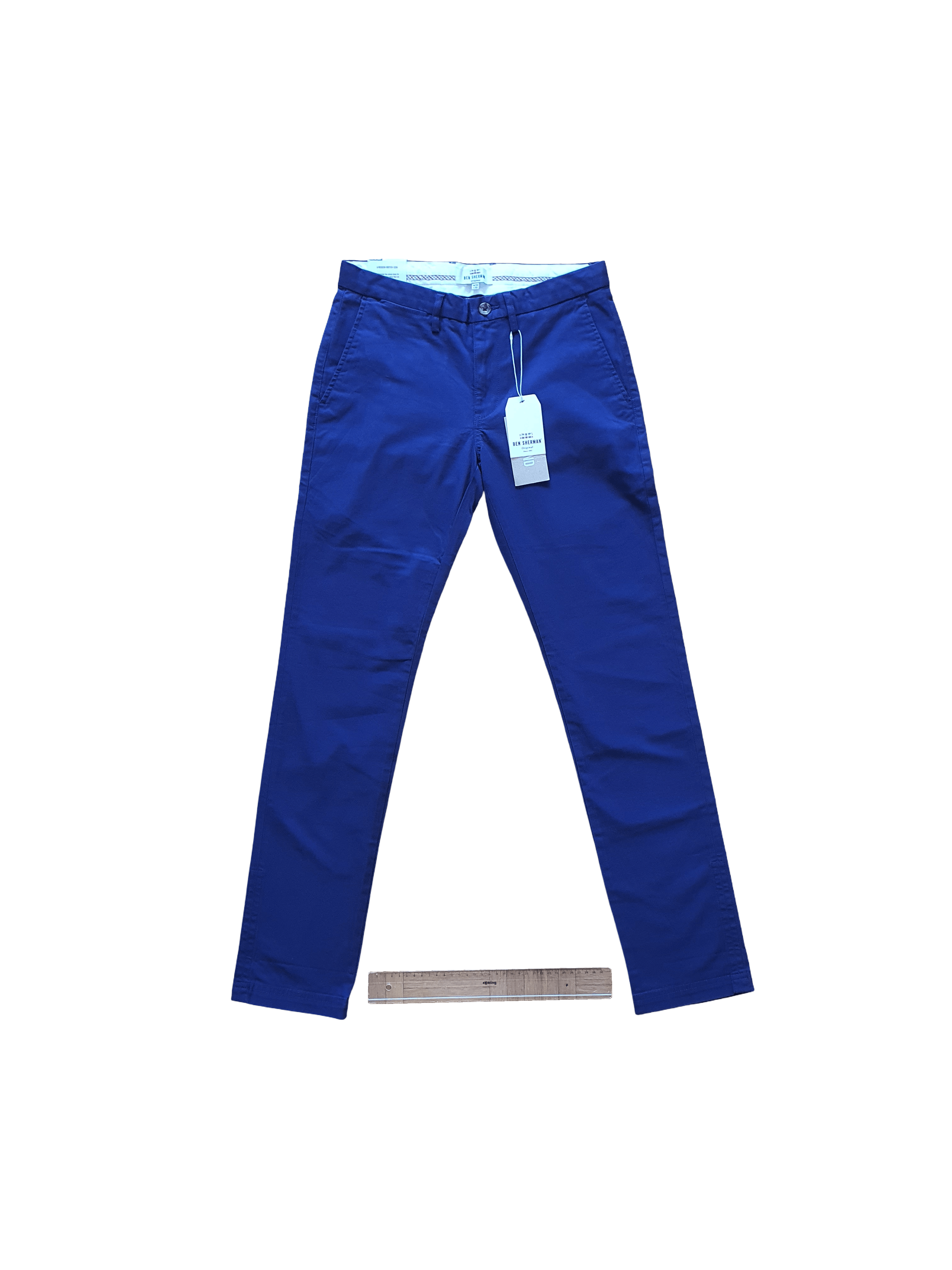 Ben Sherman Skinny Stretch Chinos (Pants Trousers) - BNWT - W30 L32 Size US 30 / EU 46 - 1 Thumbnail