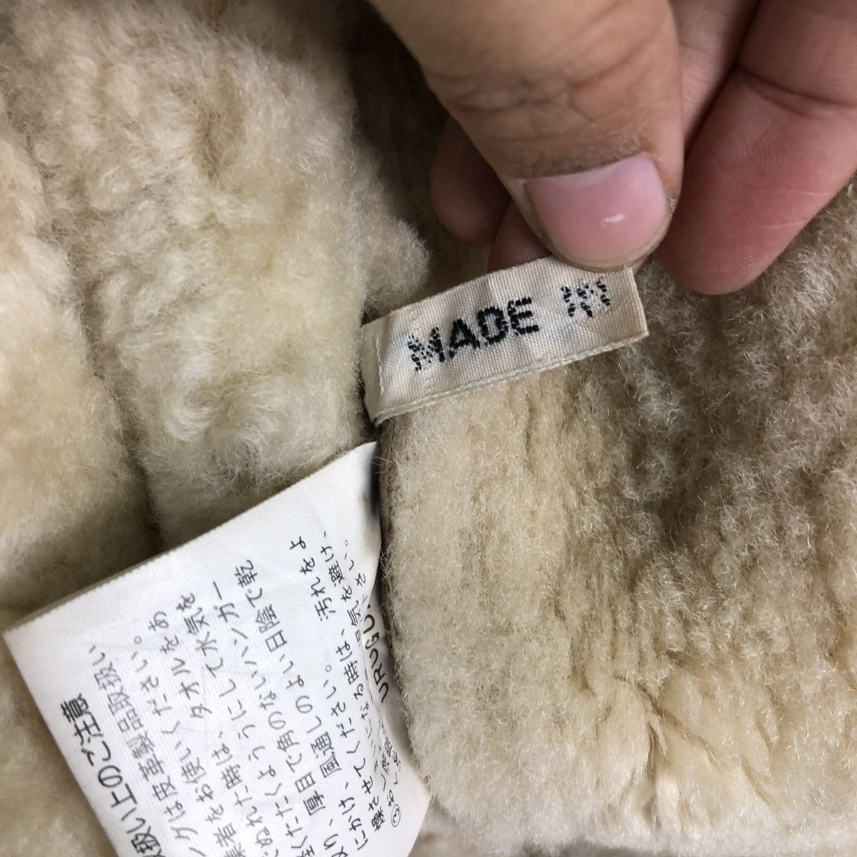 Vintage 🔥VINTAGE MILITARY B 3 LEATHER JACKET SHEARLING BLANKET Size US L / EU 52-54 / 3 - 22 Thumbnail