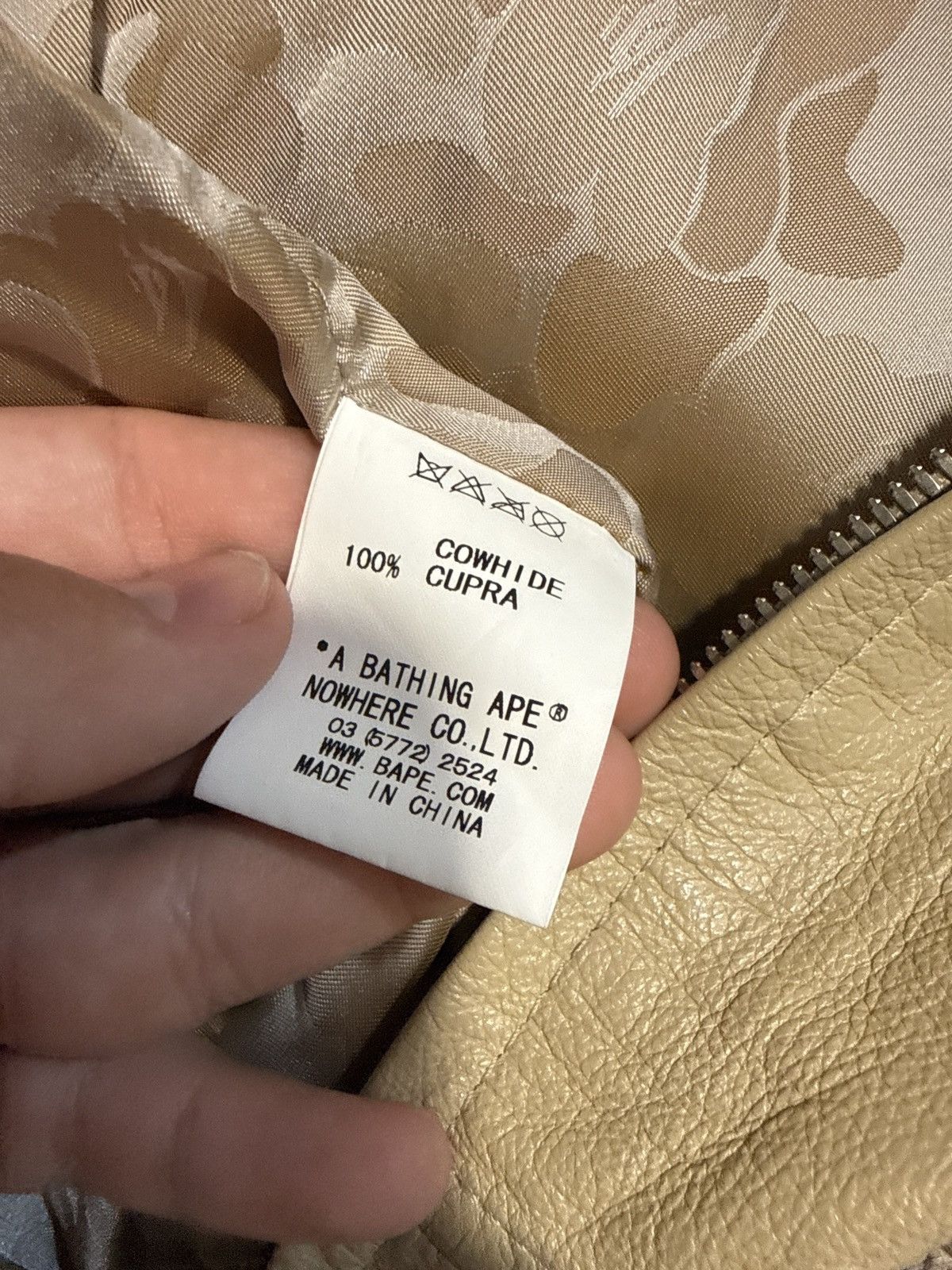 Bape Og Bape Nigo Leather Jacket Size US XL / EU 56 / 4 - 13 Thumbnail
