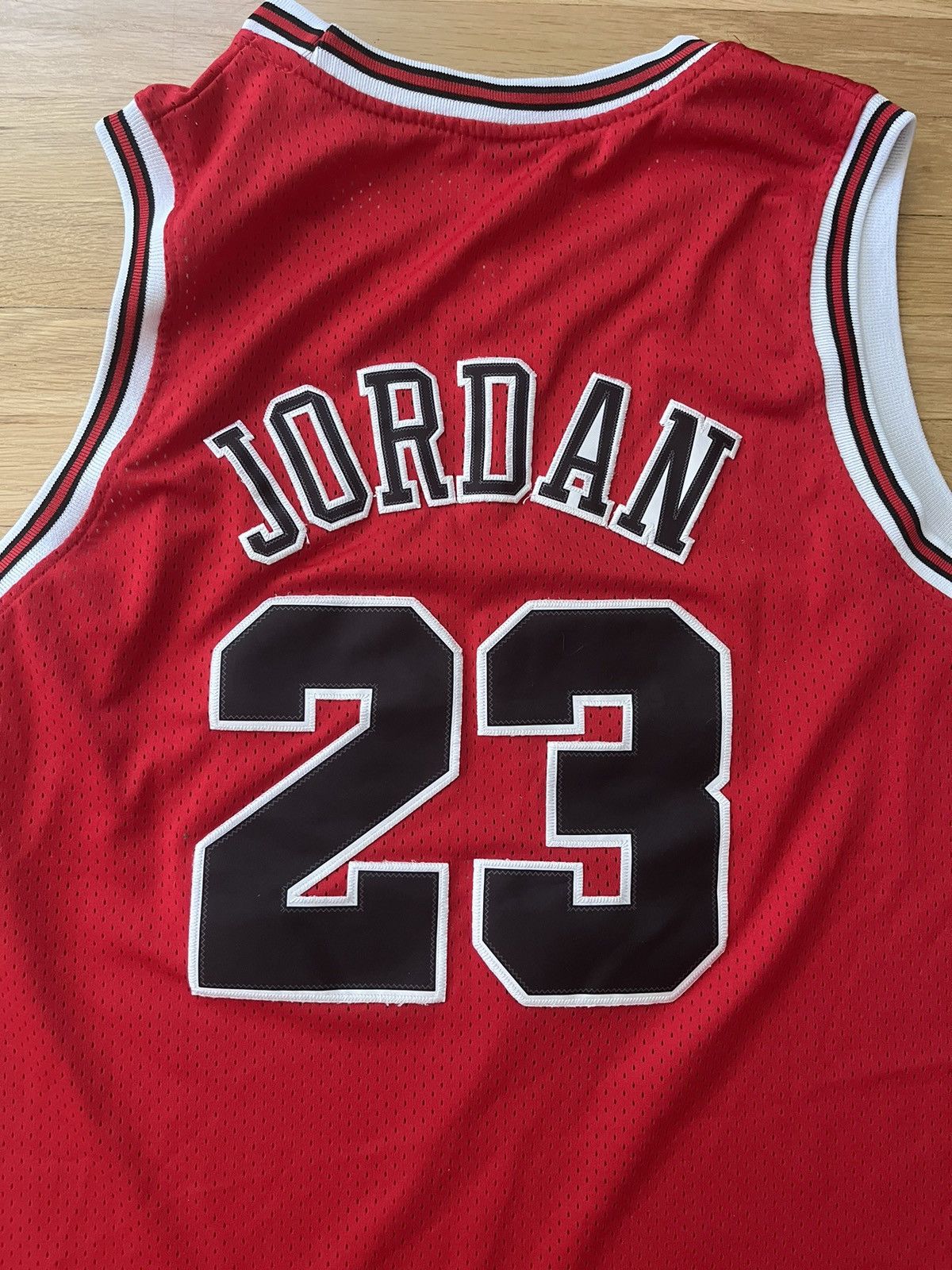 Nike Chicago Bulls #23 Michael Jordan Nike Jersey (Length +2) Size US M / EU 48-50 / 2 - 2 Thumbnail