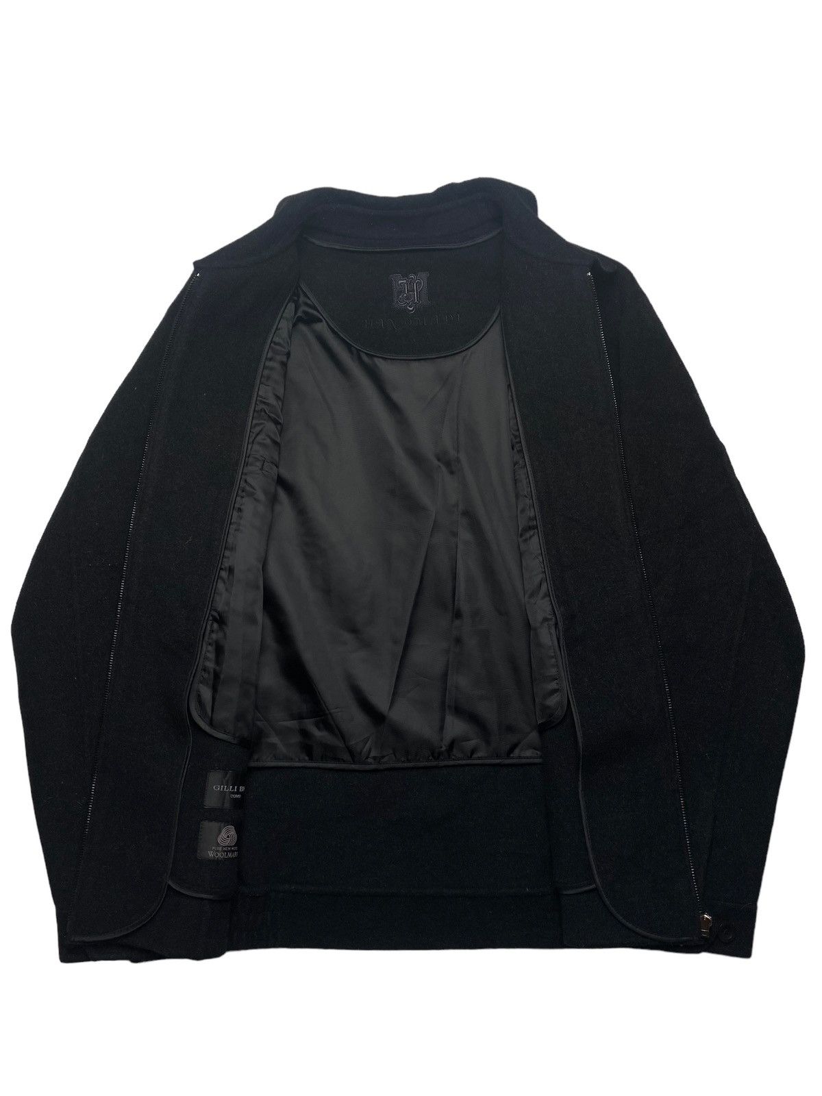 Japanese Brand Gilli Bice Uomo - Wool Hand Made Work Jacket Size US L / EU 52-54 / 3 - 6 Thumbnail