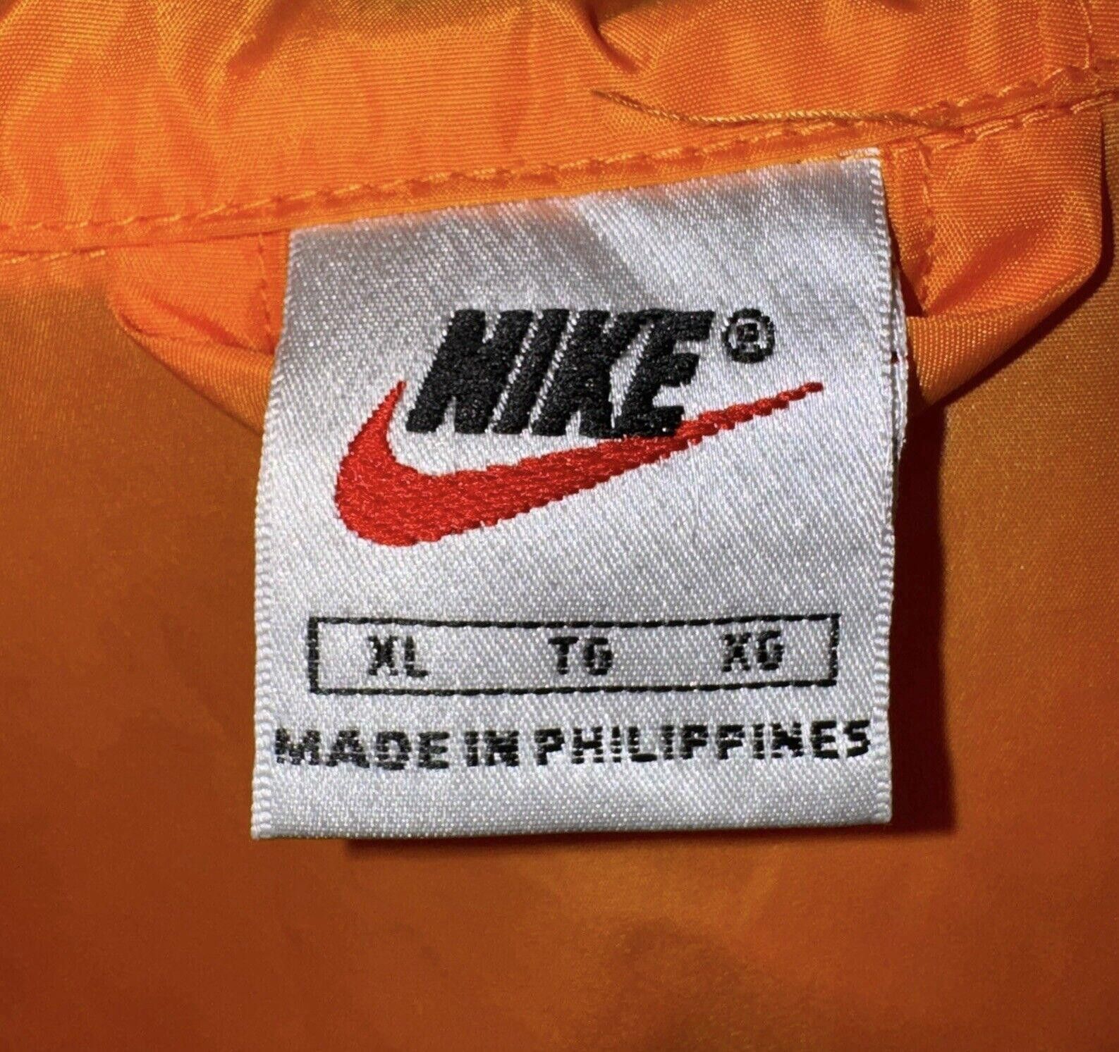 Nike Vintage Nike 90s Orange Spellout Texas Longhorns Jacket XL Size US XL / EU 56 / 4 - 7 Thumbnail