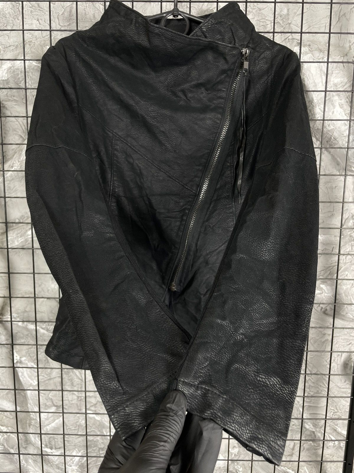 If Six Was Nine Vintage Archive Asymmetrical Zip Jacket LGB Rick Owens Vibe Size US S / EU 44-46 / 1 - 8 Thumbnail