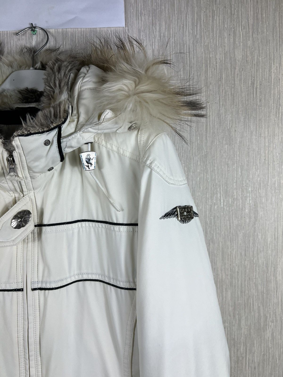 Moncler Vintage Hell is for Heroes y2k real fur ski juicy jacket Size L / US 10 / IT 46 - 3 Thumbnail