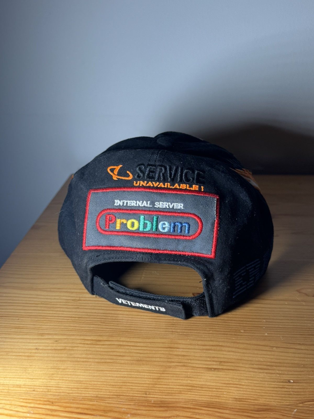 Vetements Vetements AW 19 Runway Error Embroidered Cap Size ONE SIZE - 5 Thumbnail