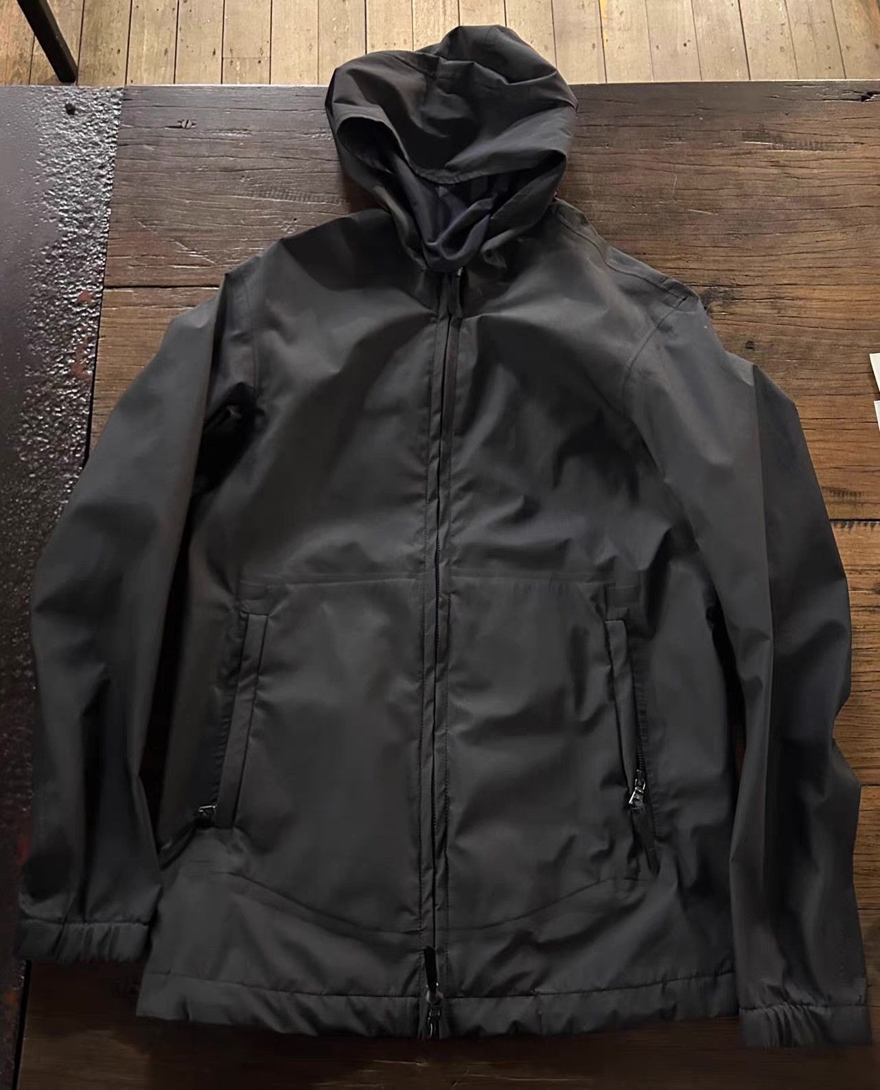 11 By Boris Bidjan Saberi 11byBBS SS17 Black J10 Block Print Jacket。Ｑ25 Size US XS / EU 42 / 0 - 1 Thumbnail