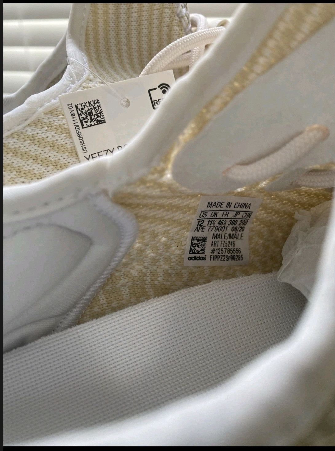 Adidas Adidas Yeezy Boost 350 V2 Natural Size 12 Men Brand New DS Size US 12 / EU 45 - 7 Thumbnail