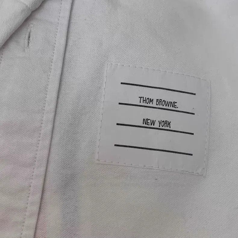 Thom Browne Thom Browne Oxford Cloth Basic White Shirt Size US XS / EU 42 / 0 - 3 Thumbnail