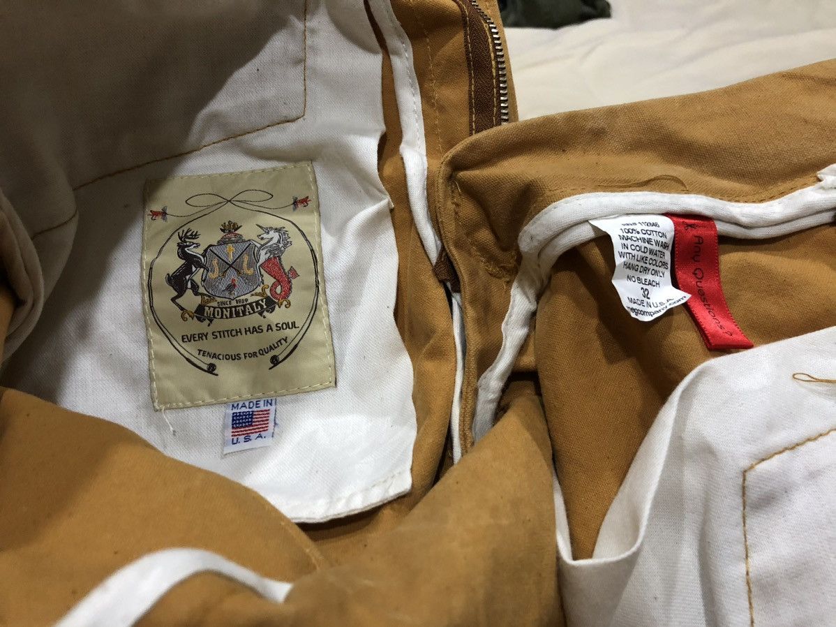 Monitaly Monitaly Heavy Canvas Cotton Hunting Pants Size US 33 - 12 Thumbnail