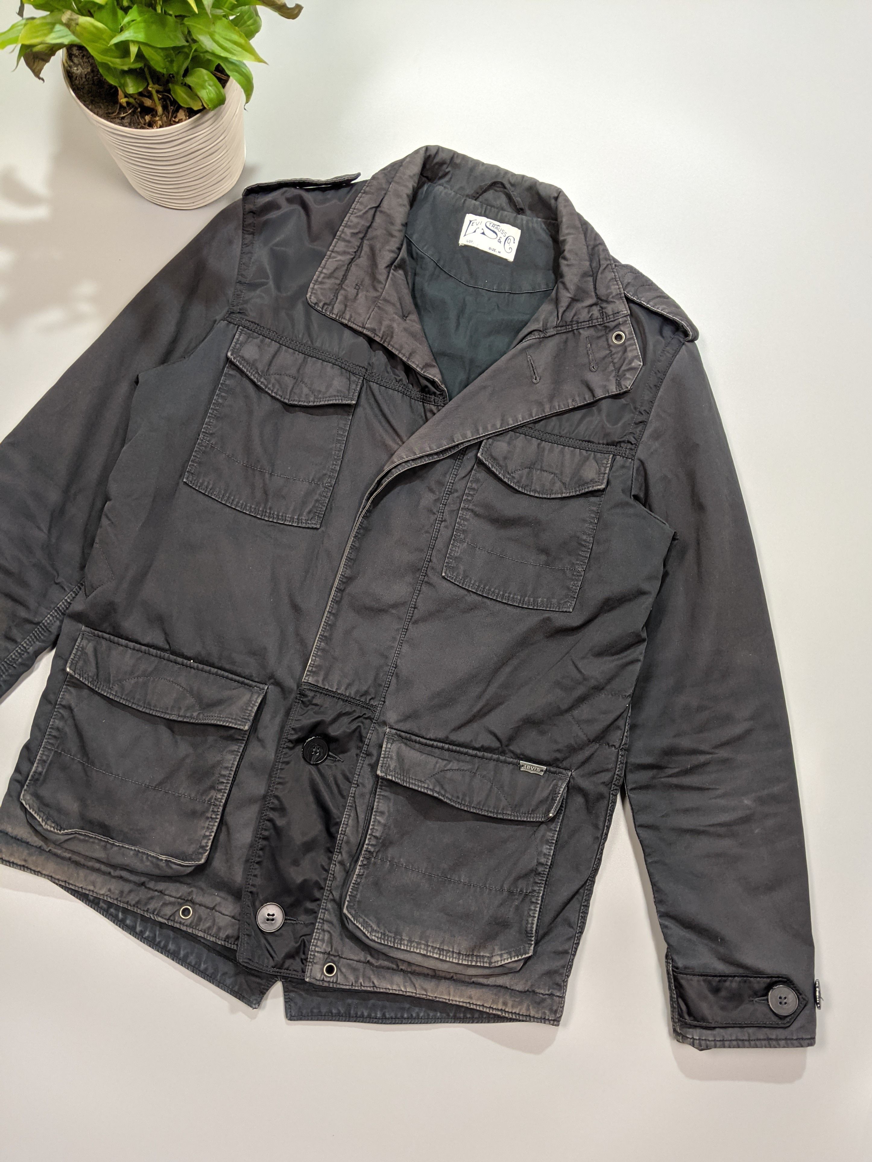 Levi's × Levi's Vintage Clothing LEVIS Vintage Men's Shabby Dark Grey Jacket Size M / US 6-8 / IT 42-44 - 3 Thumbnail