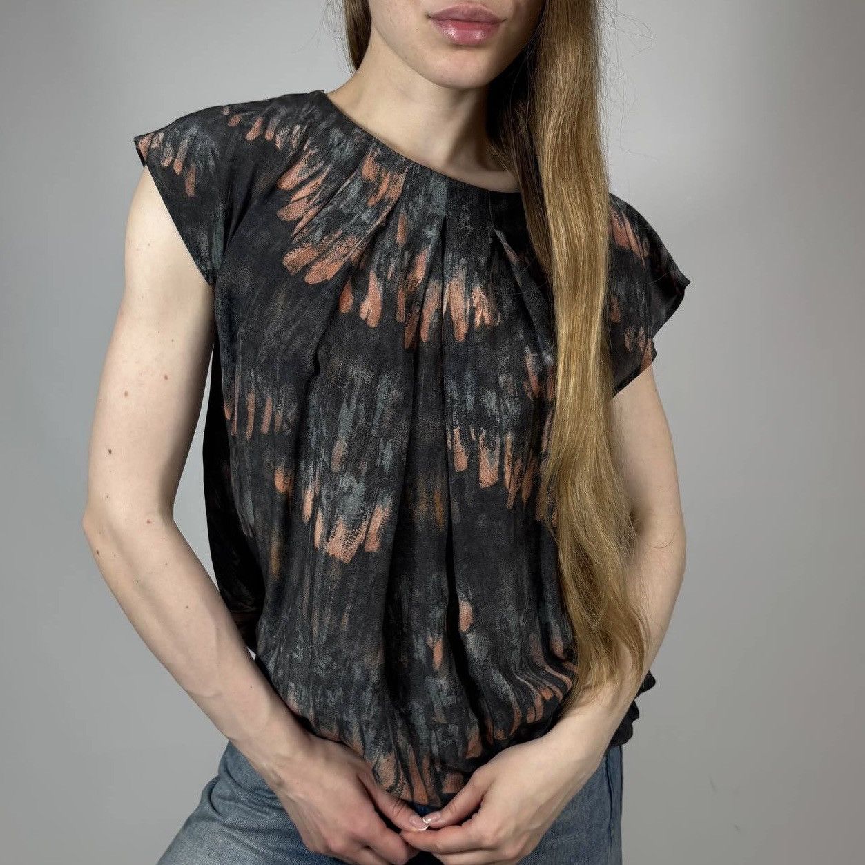 Bally Bally Silk Abstract Retro Casual Style Luxury Blouses Shirt Size S / US 4 / IT 40 - 1 Thumbnail