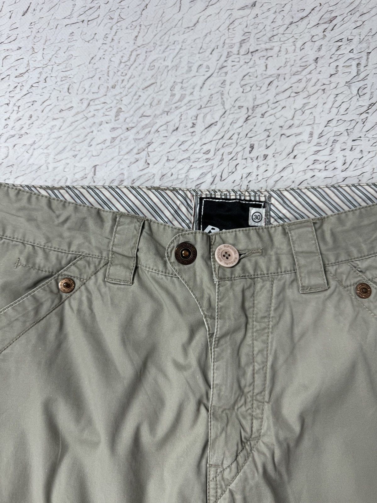 Rip Curl × Vintage Rip Curl vintage grey utility cargo skateboarding pants Size US 30 / EU 46 - 10 Thumbnail