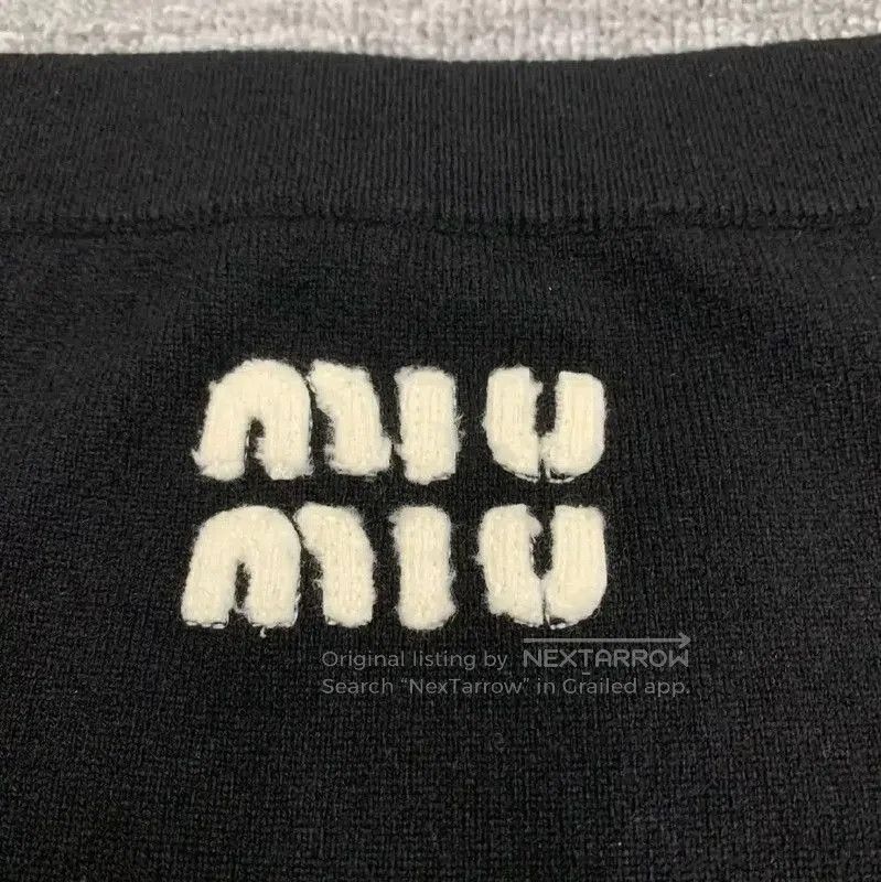Miu Miu Miu Miu Black Cotton Skirt with Feathers . Size 27" / US 4 / IT 40 - 7 Thumbnail