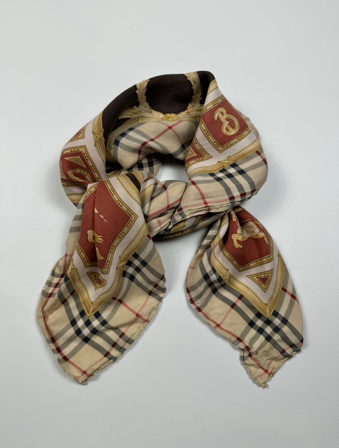 Burberry Burberry Nova Check Silk Scarf Size ONE SIZE - 11 Thumbnail