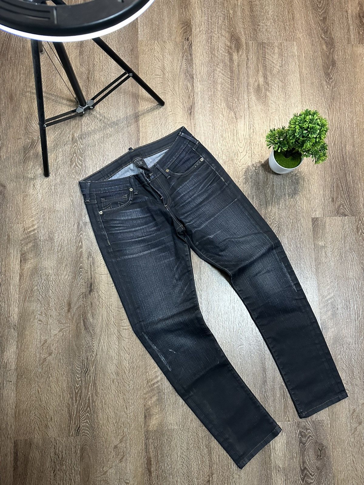 True Religion Vintage True Religion Avan-Garde Faded Jeans Y2K Size 29" - 5 Thumbnail