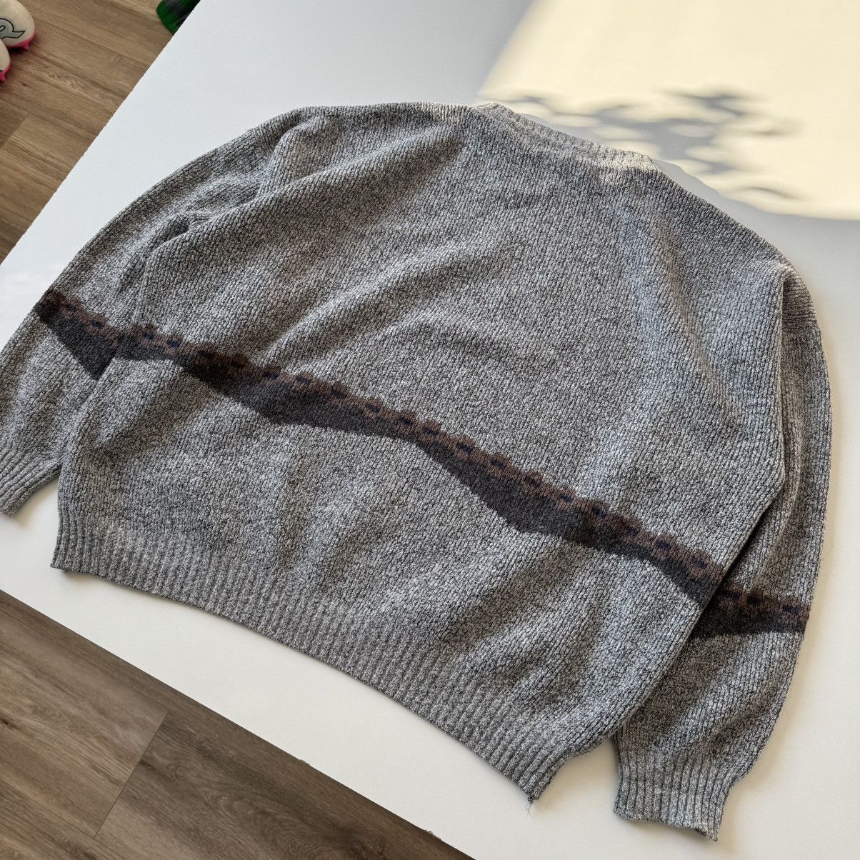 Vintage Vintage Boxy Coloured Geomatric Sweater Boxy Cottage Size US XL / EU 56 / 4 - 10 Thumbnail