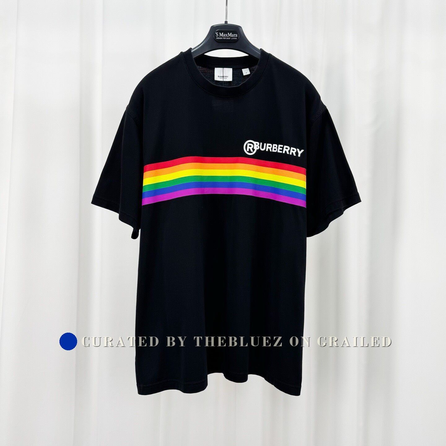 Burberry Burberry Rainbow Stripe Letter Print Tee Size US M / EU 48-50 / 2 - 1 Thumbnail