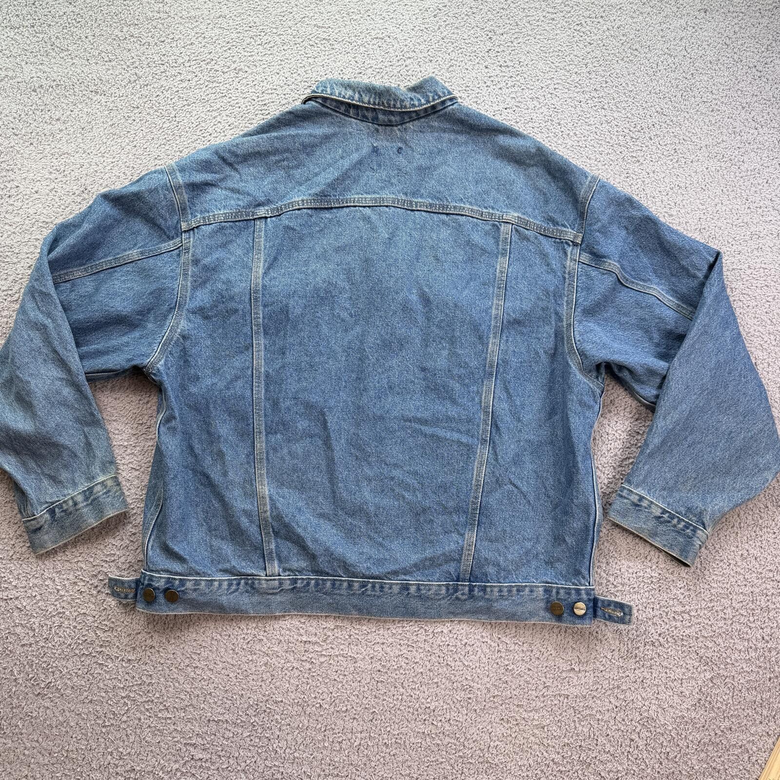 Carhartt Vintage Carhartt Denim Jacket Made In USA Union Tag J12DST Size US XL / EU 56 / 4 - 2 Thumbnail