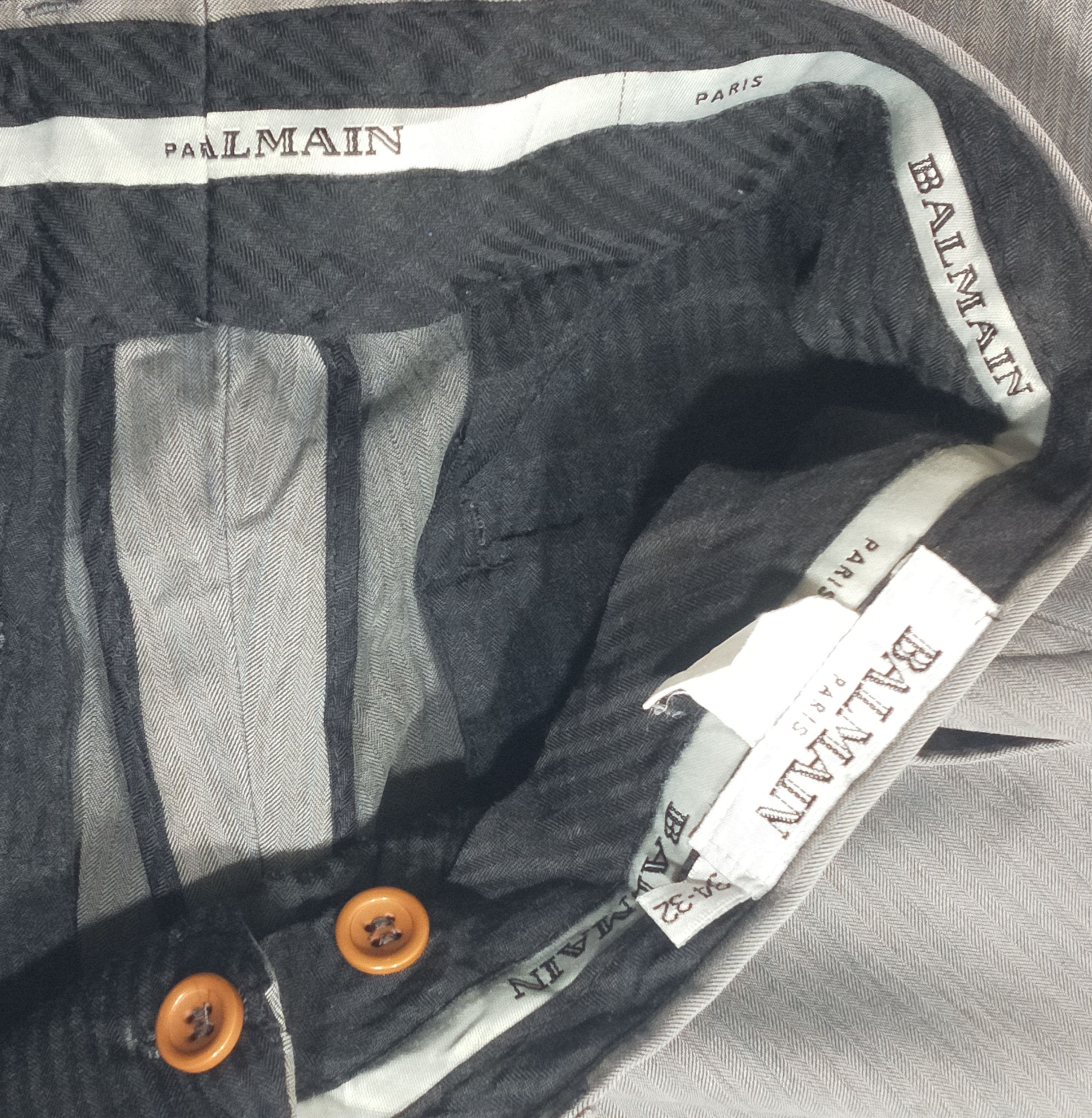 Balmain Balmain Paris Vintage Touser Pants Size US 30 / EU 46 - 4 Thumbnail