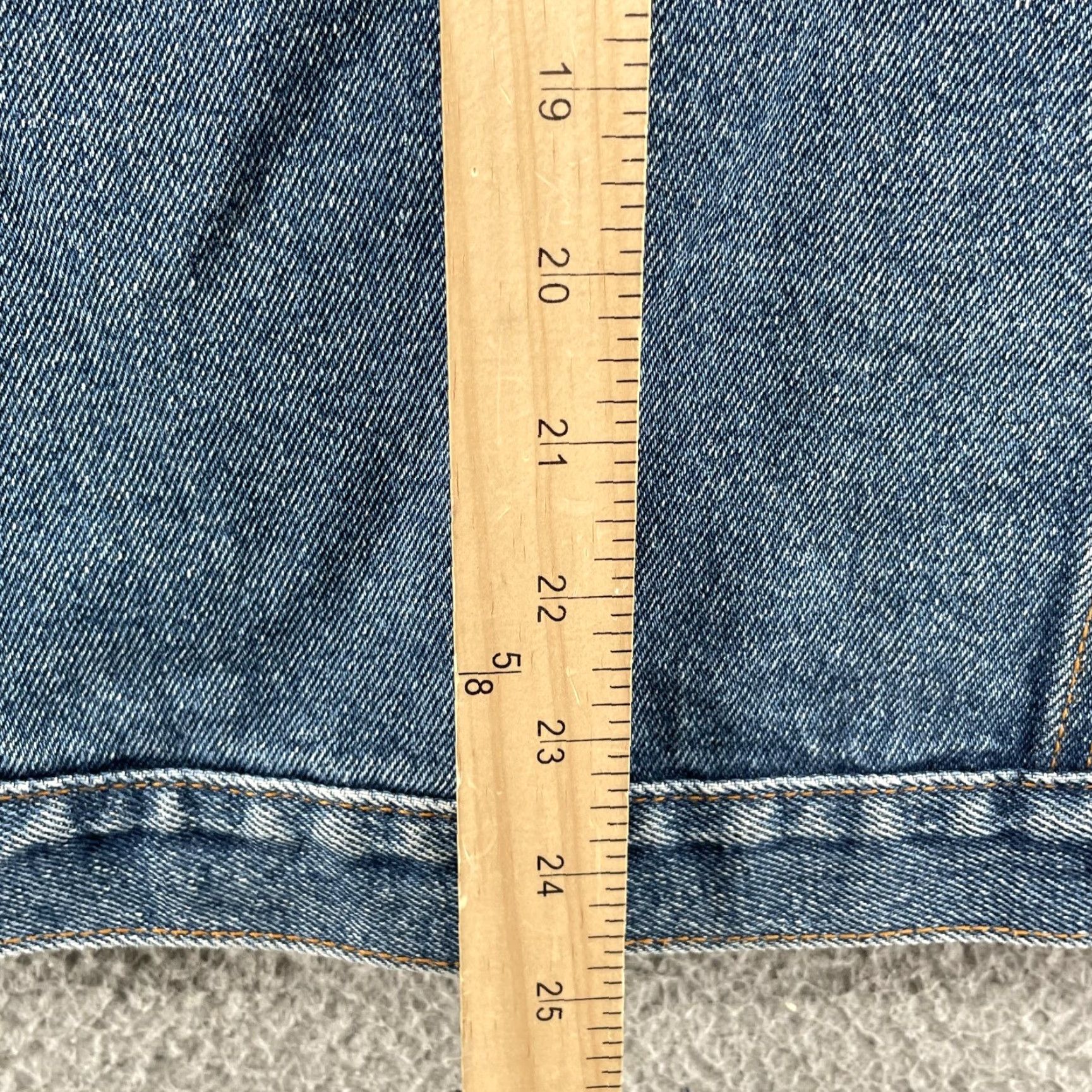 Denime VINTAGE Monte Carlo Jean Jacket Mens Large Denim 90's Classic Wes Trucker Shirt Jackets Jacket Blue 90s Western Streetwear Mens Size US 33 - 6 Thumbnail