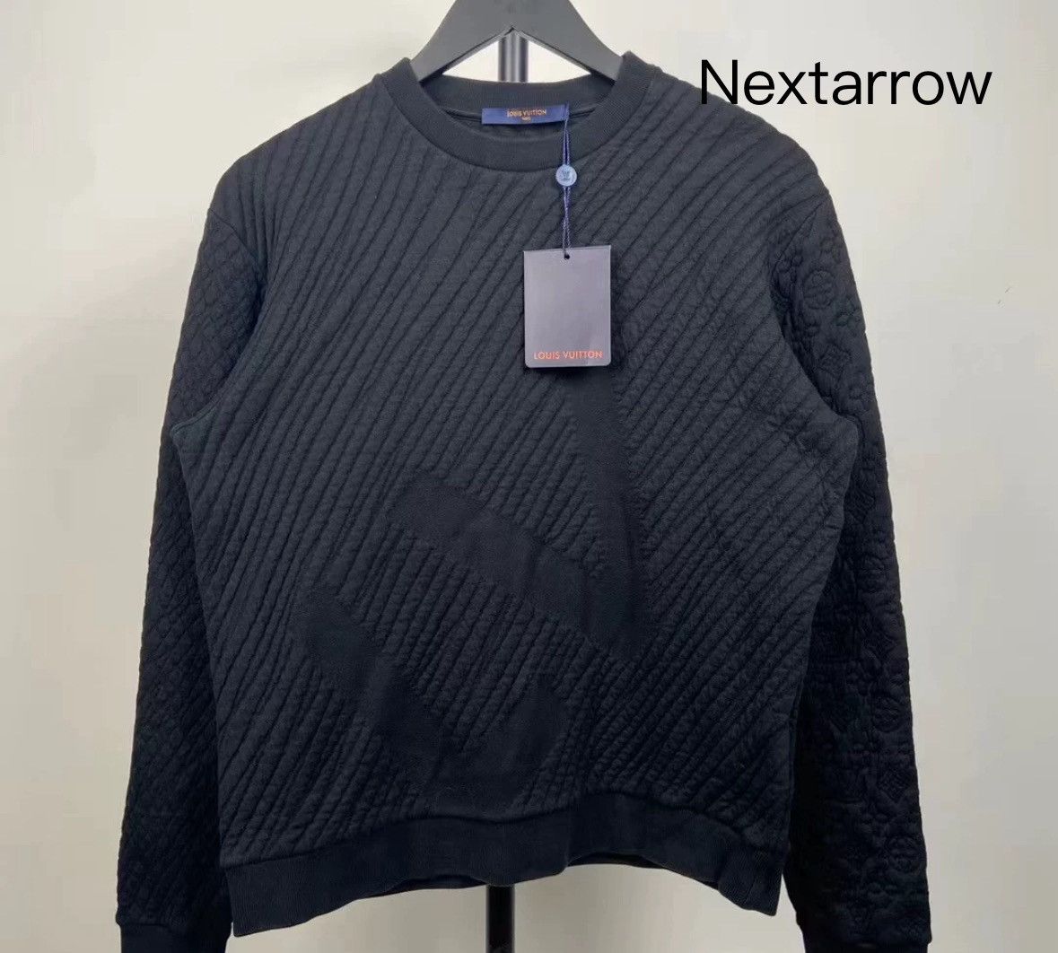 Louis Vuitton Louis Vuitton LV striped patchwork embossed vintage hoodie Size US S / EU 44-46 / 1 - 1 Thumbnail